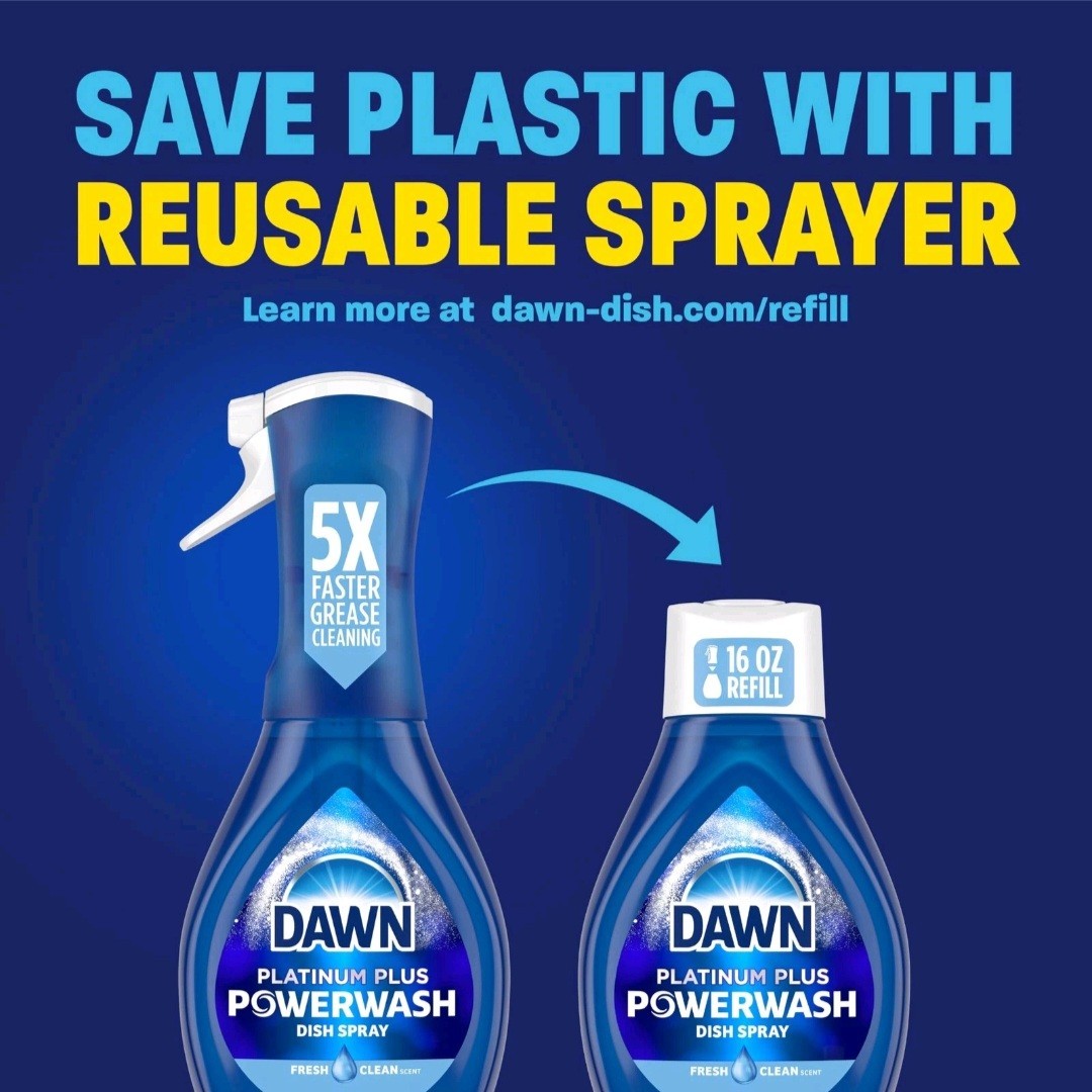 Limited Edition Powerwash Liquid Spray Dish Soap Starter (Pumpkin Spice) by Dawn