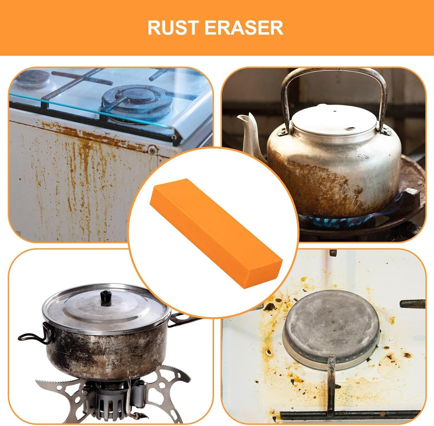 Limescale Eraser bathroom glass rust remover rubber kitchen cleaning tool USA