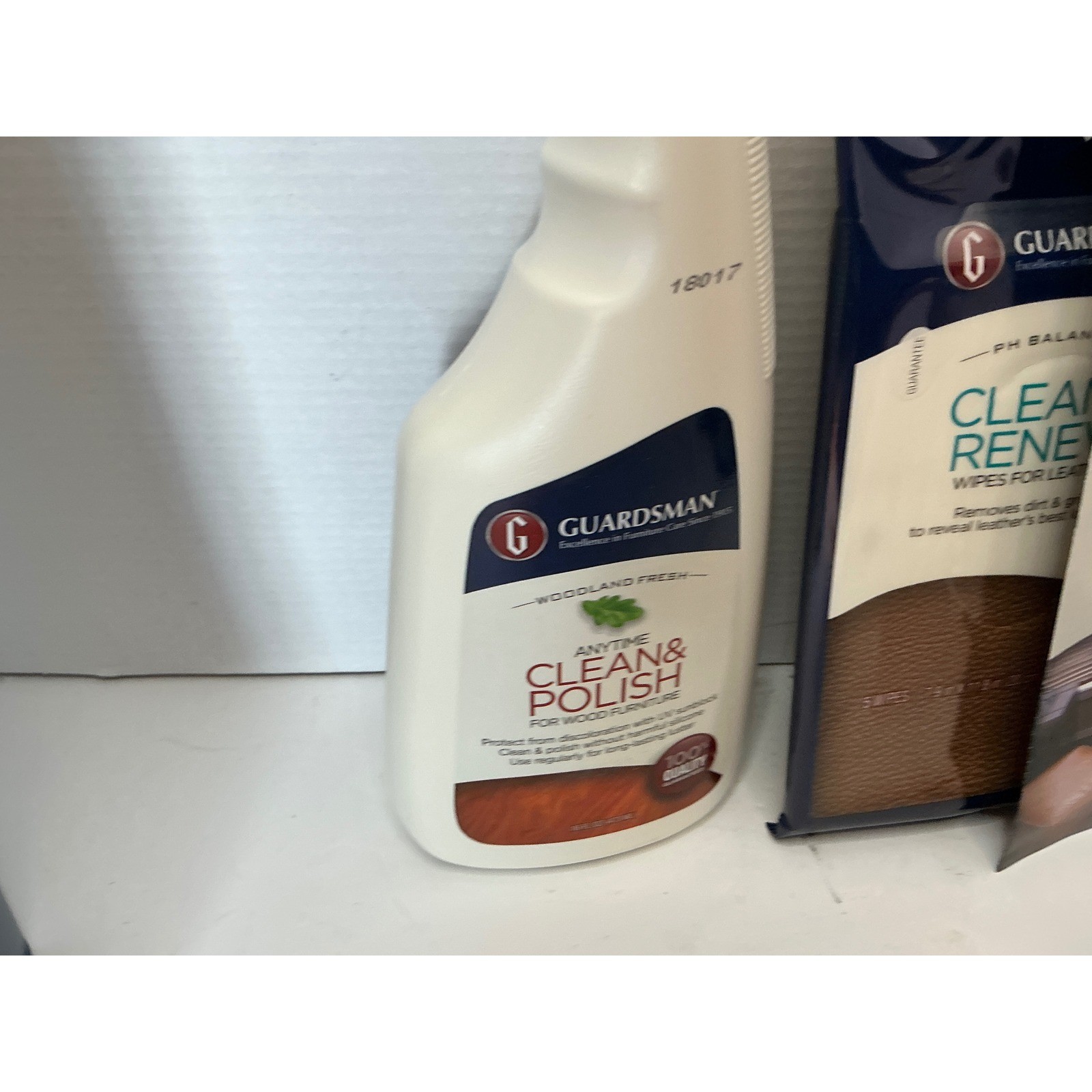 Guardsman Furniture Care Starter Kit Wood Polish Leather Wipes Dusting Cloth Set