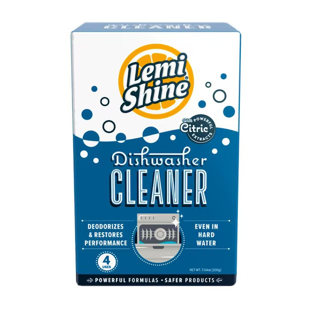 Lemi Shine 4 Count Dishwasher Cleaner Powder 4 -Pack