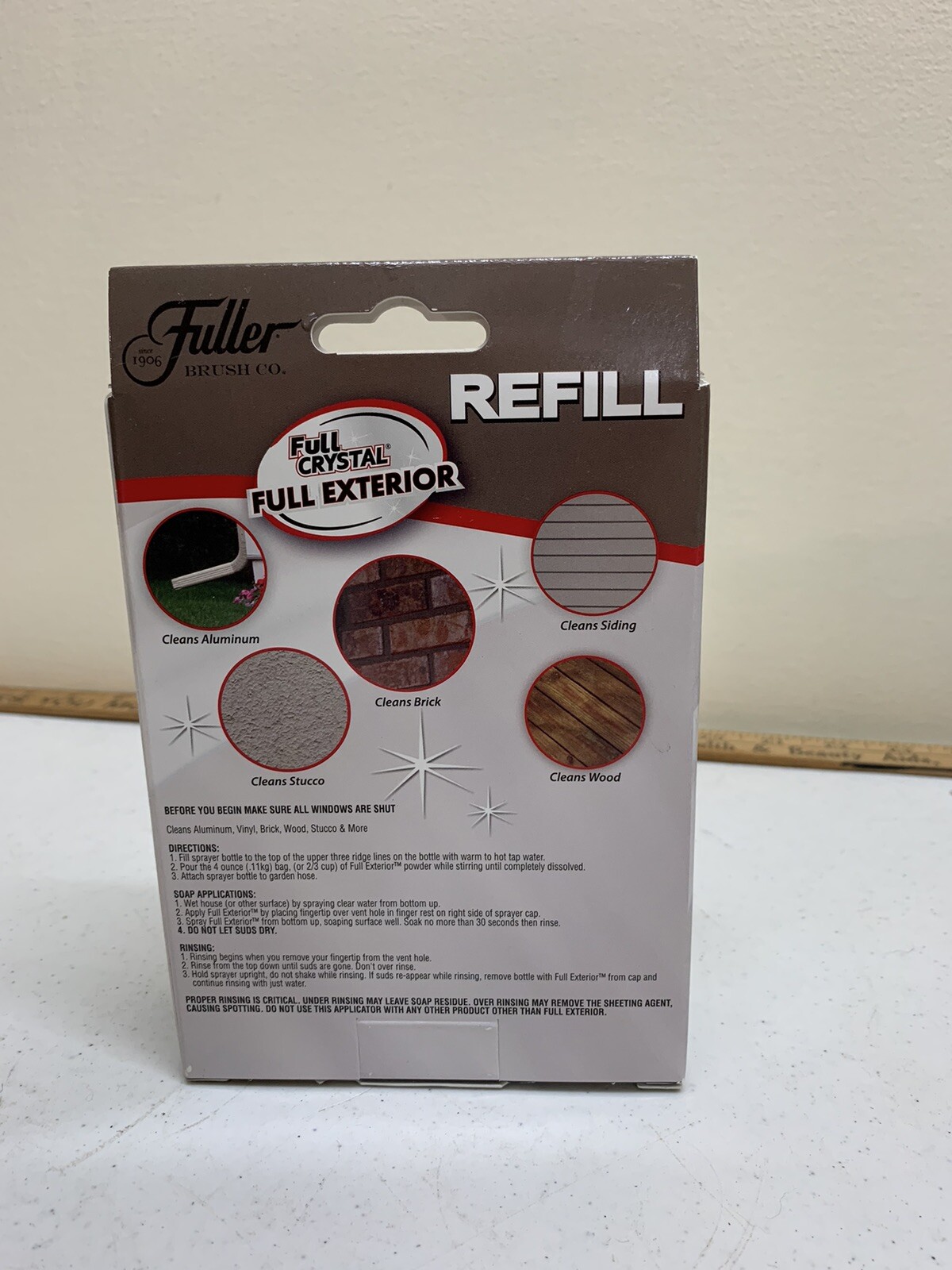 Fuller Full Crystal Exterior Cleaner 2 Pack Aluminum, Vinyl, Brick, Wood Stucco