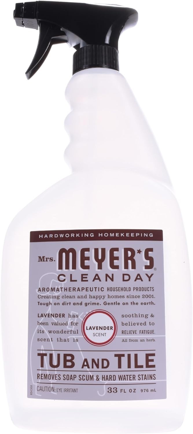 MRS. MEYER’S CLEAN DAY Tub and Tile Cleaner, Lavender, 33 Fluid Ounce