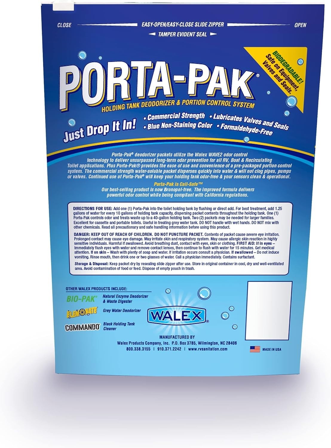 Holding Tank Treatment Toilet Chemicals Cleaner Camper Travel Trailer..