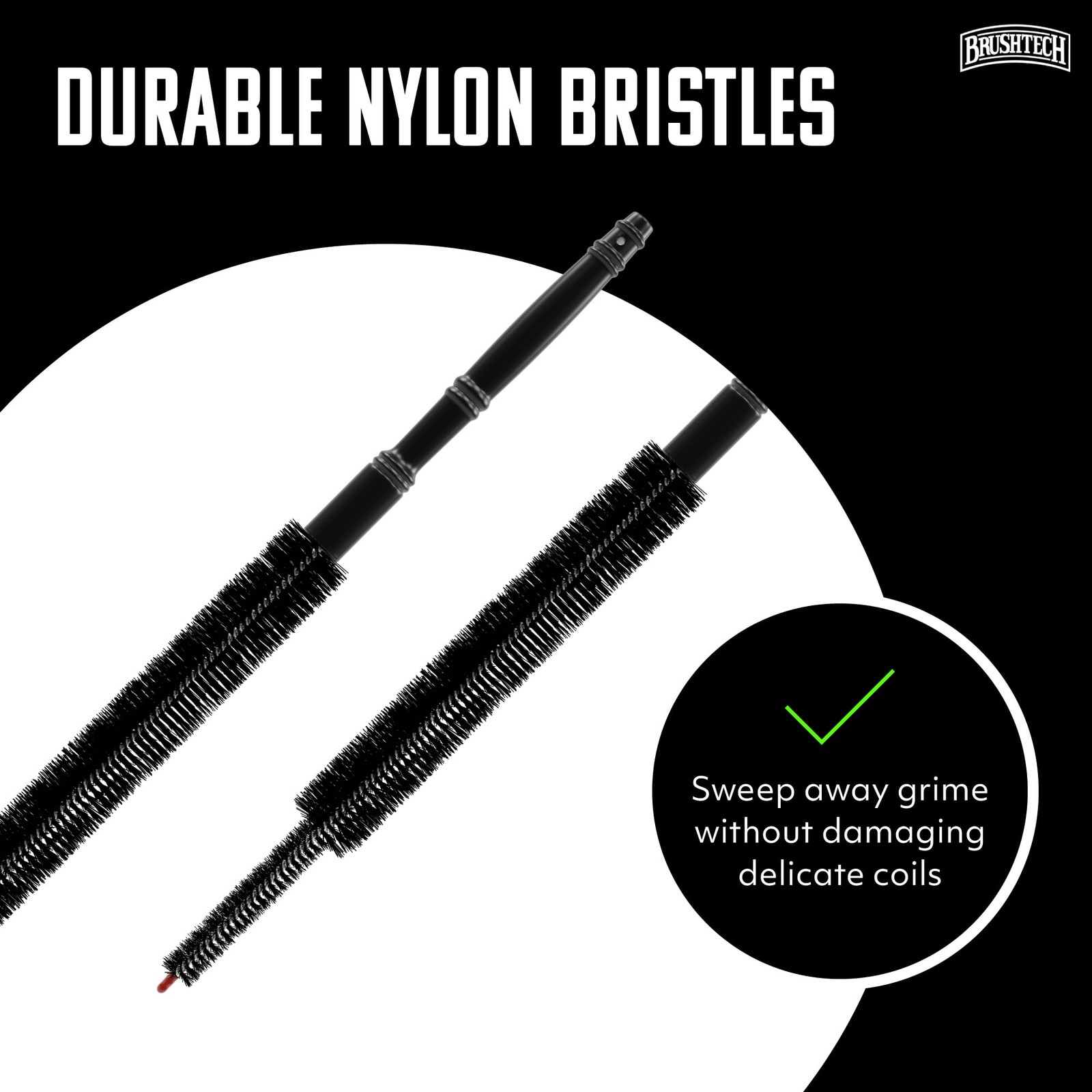 – Refrigerator Coil Cleaning Brush – Black