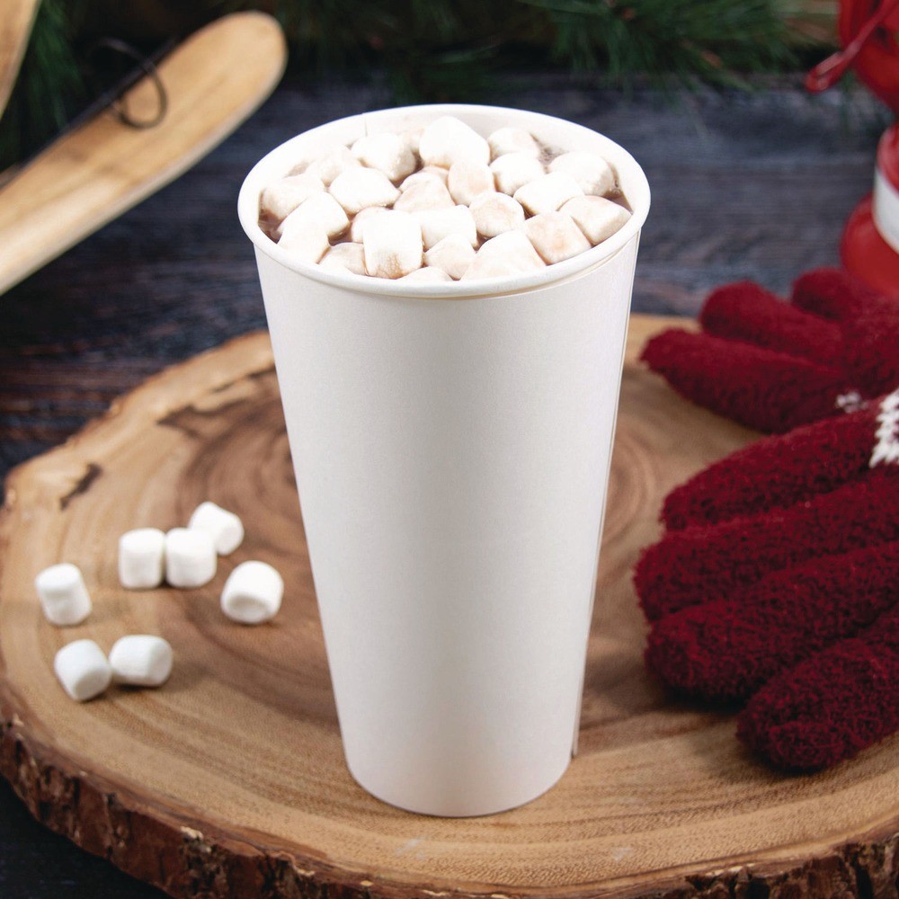 SOLO DWTG20W Thermoguard 20 oz Insulated Paper Hot Cups – WHT (600/CT) New