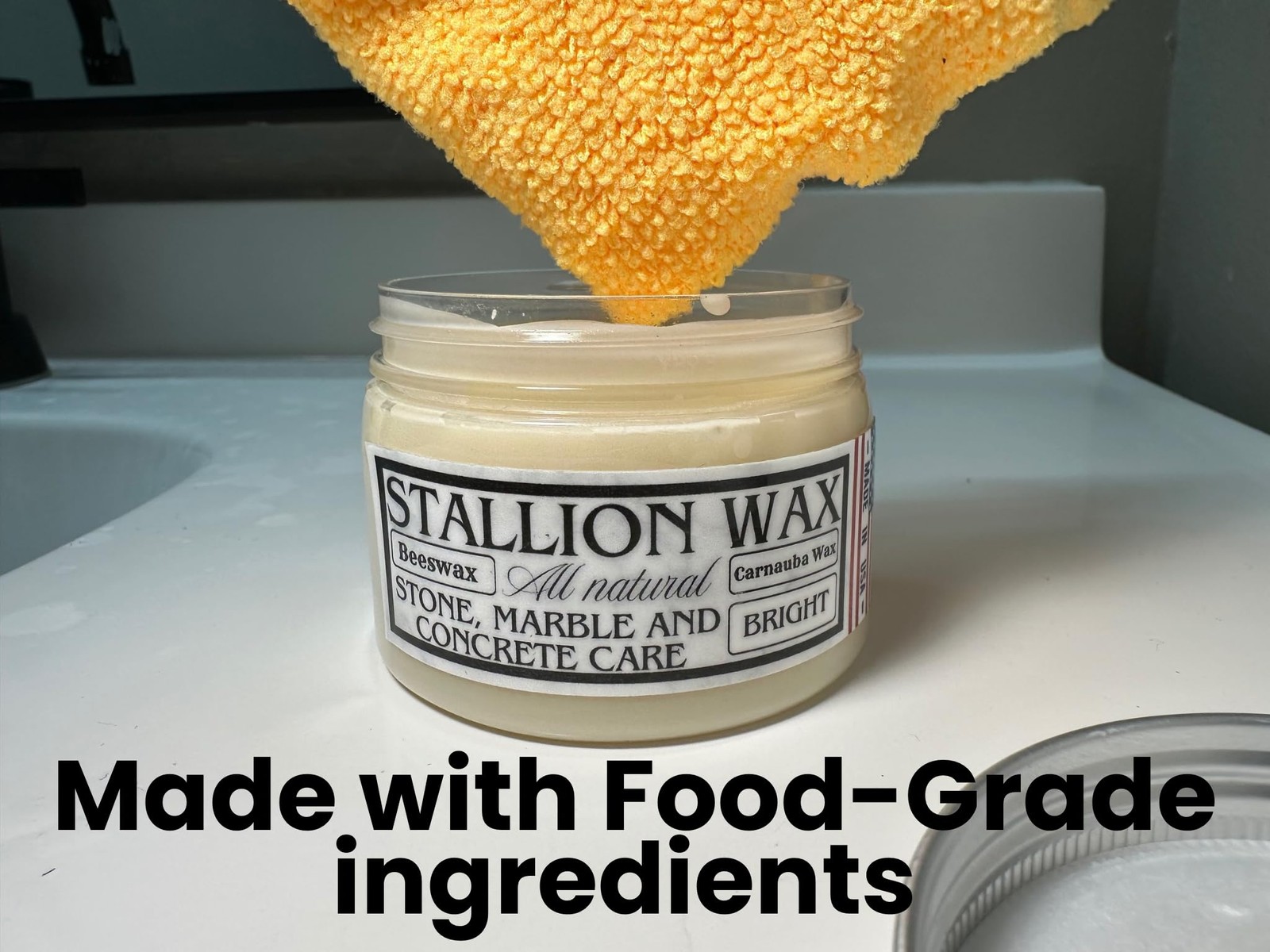 Granite Waterproofing Cleaner Wax – Protects & Waterproofs Light Stone Surfac…