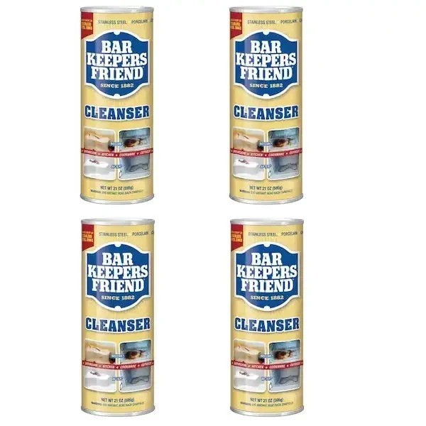 Bar Keepers Friend 21 oz. All-Purpose Cleaner and Polish (4-Pack)