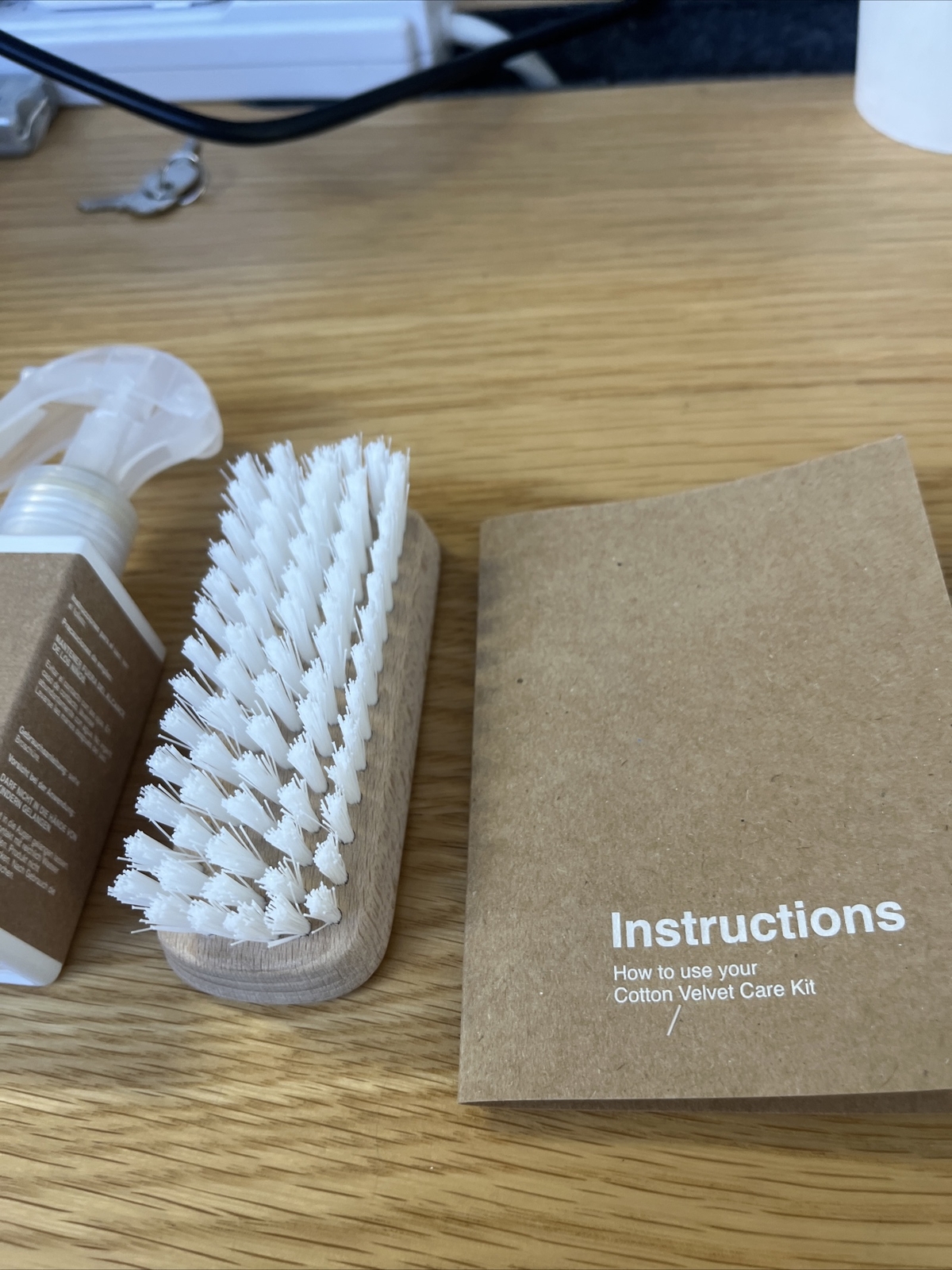 Cotton Velvet Care Kit made In Italy