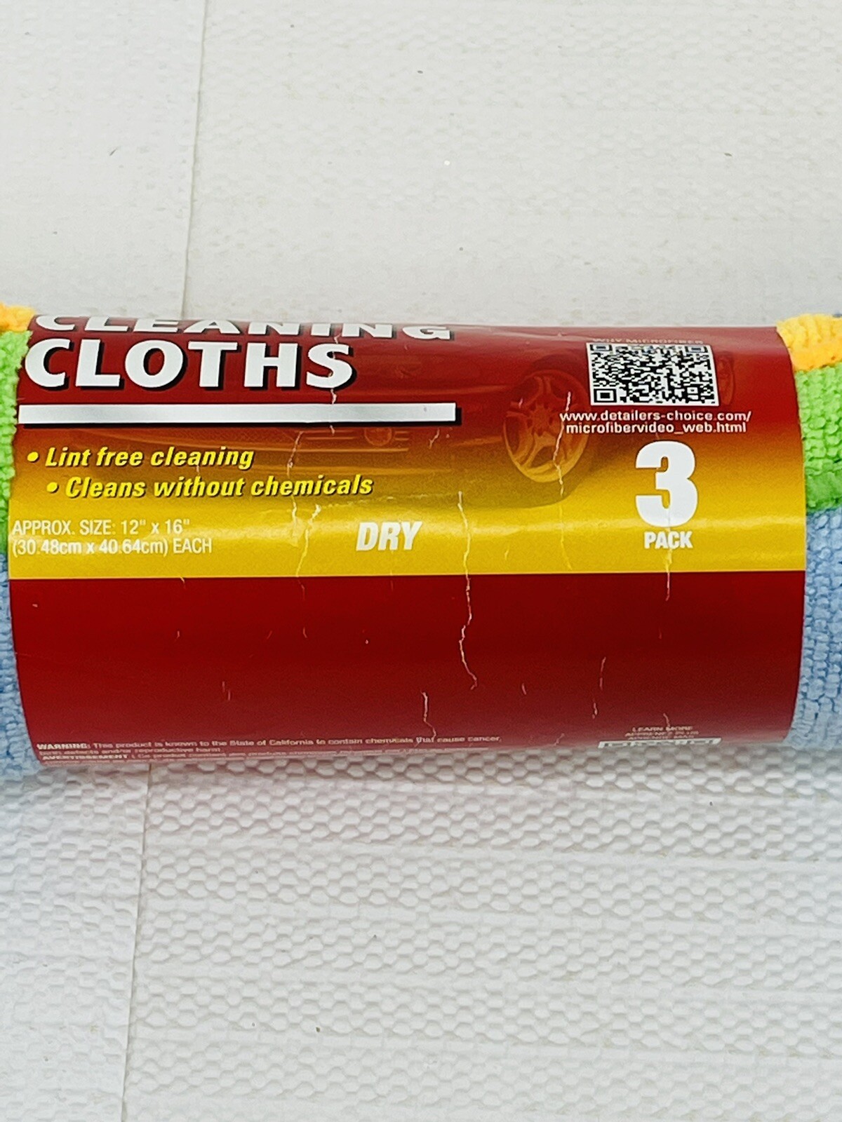 Microfib Cloth No. 3-503, Clean Rite / Blazer International 3pk 12” X 16”