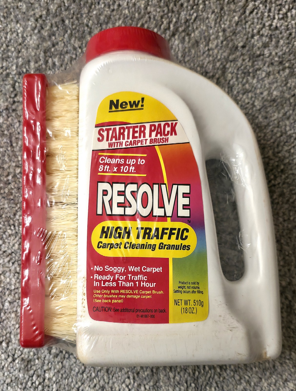 Vintage RESOLVE High Traffic Carpet Cleaning Granules Starter Pack Discontinued