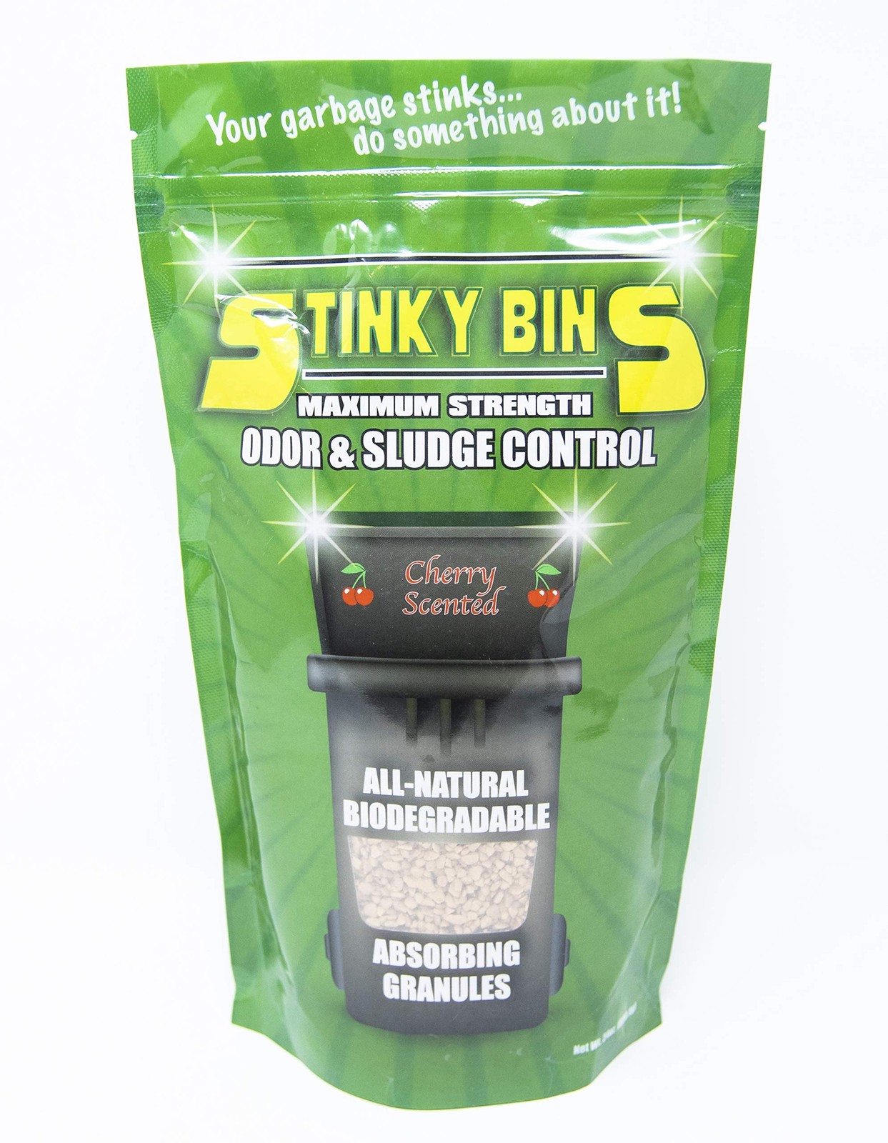 Garbage Odor Eliminator – Cherry Scented Absorbing Granules for Trash Bins, D…
