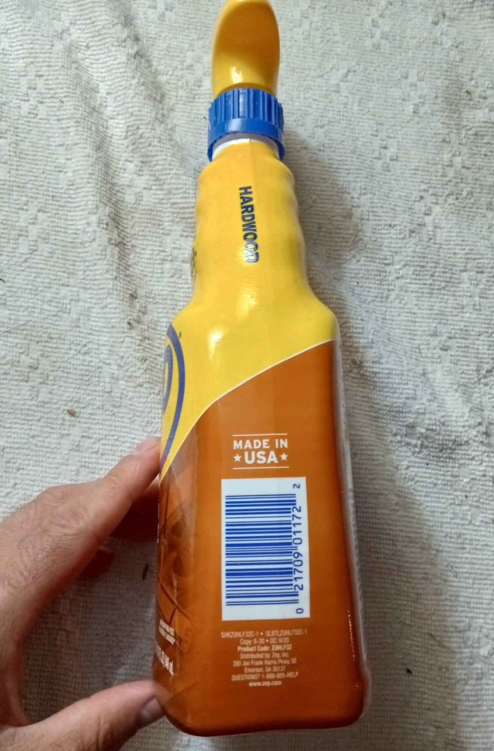 Zep Hardwood and Laminate 32-fl oz Liquid Floor Cleaner **95% FULL**