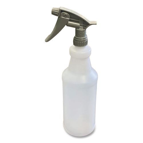 Impact Spray Bottles, 24 oz, Clear, 3/Pack