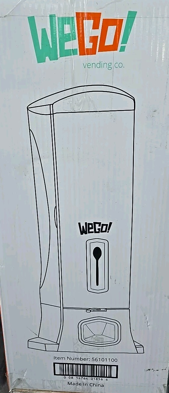 Wego 56101100 10.22 x 12.5 x 23.75 Utensils Dispenser – Black New