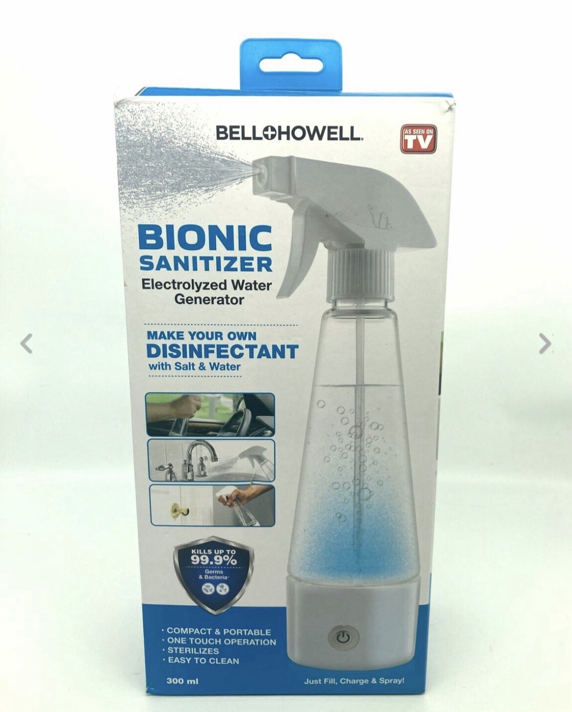 Bell & Howell Bionic – Salt Water Spray Bottle – As Seen On TV! NEW