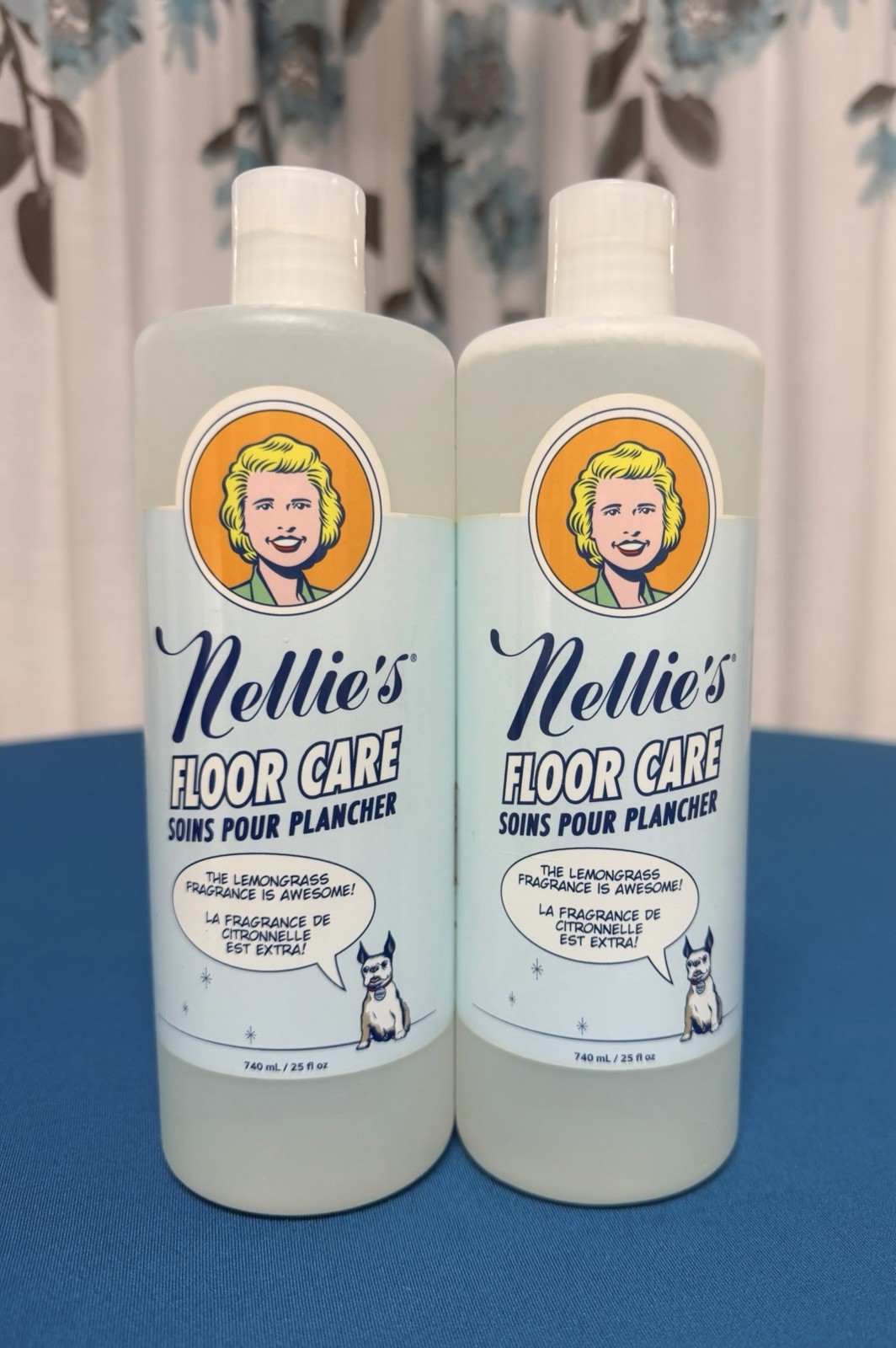 Nellie’s Floor Care Cleaner Lemongrass – 25 fl oz /740 mL ea – New, Unused X2