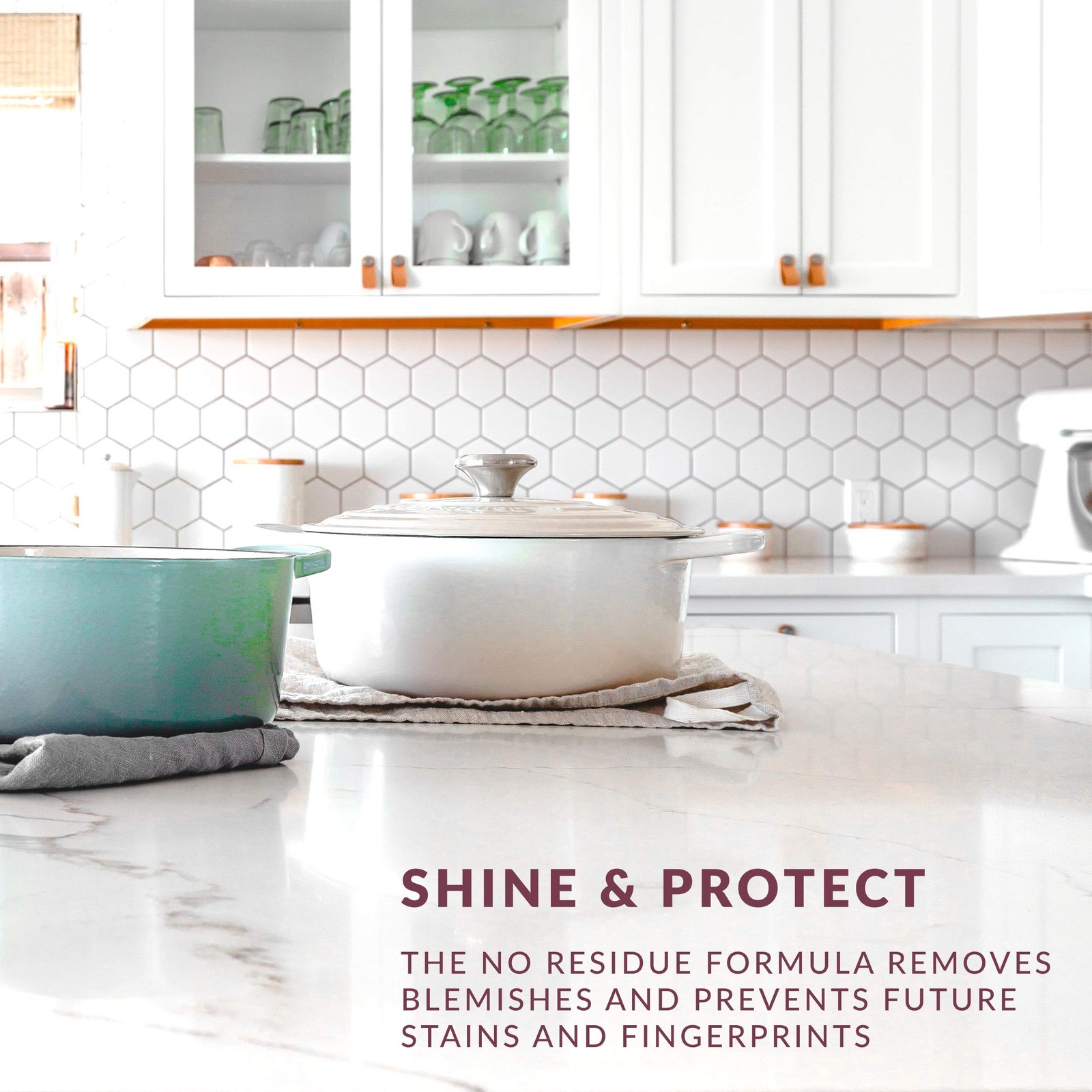 Countertop Restoration Polish, Streak-Free Kitchen Counter Cleaner, No Buildu…