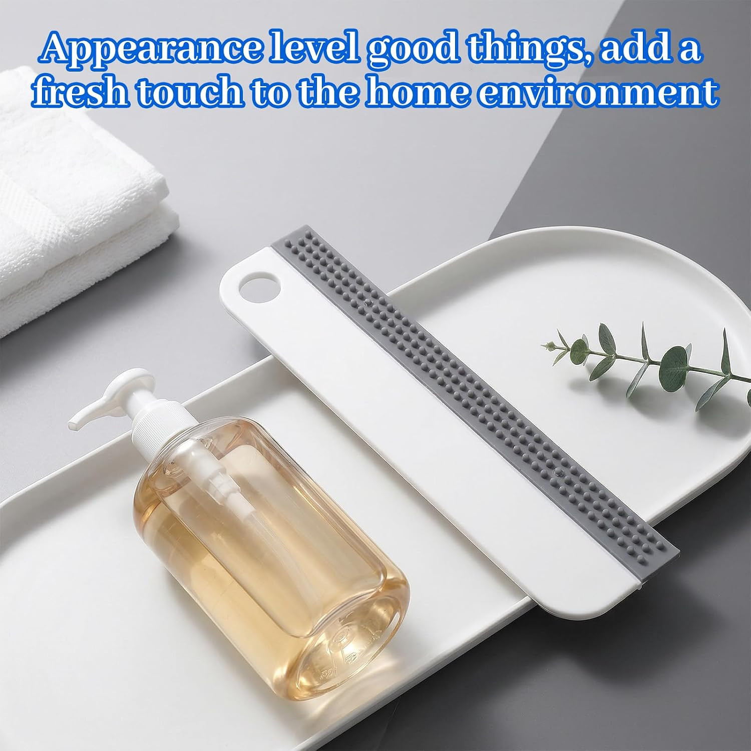 2 PCS Mini Squeegee, Soft Rubber Window Squeegees All-Purpose Sink Squeegee