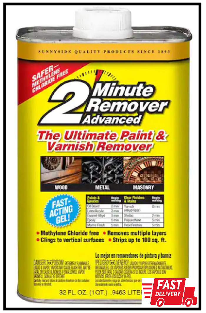 1 Qt. 2 Minute Remover Advanced Gel Fast & Effective Paint Remover Home Hardware