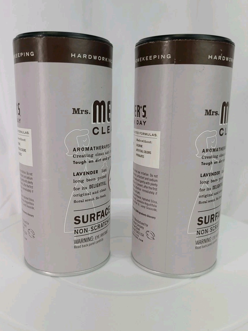 2x Mrs. Meyer’s Surface Scrub, Lavender, 11oz – Non Scratching | Removes Grease