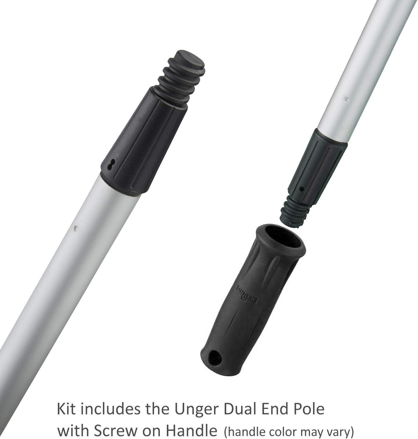AquaDozer Max Kit 36″ Curved Floor Squeegee + 48″ Pole