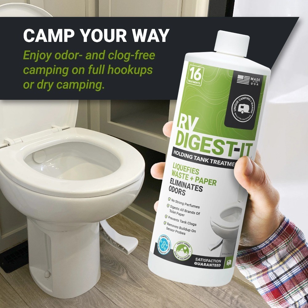 RV Waste Water Holding Tank Liquid Treatment Toilet Digest It Classic 32 Fl Oz