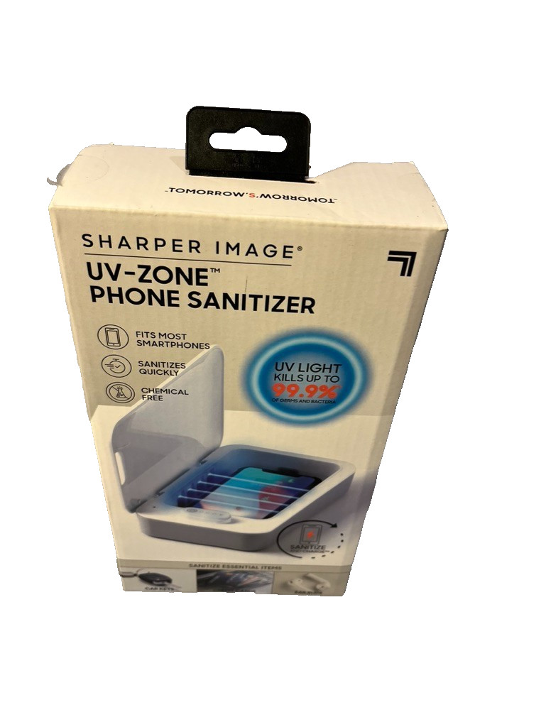 Sharper Image UV-Zone Phone & Small Item Sanitizer, NIB