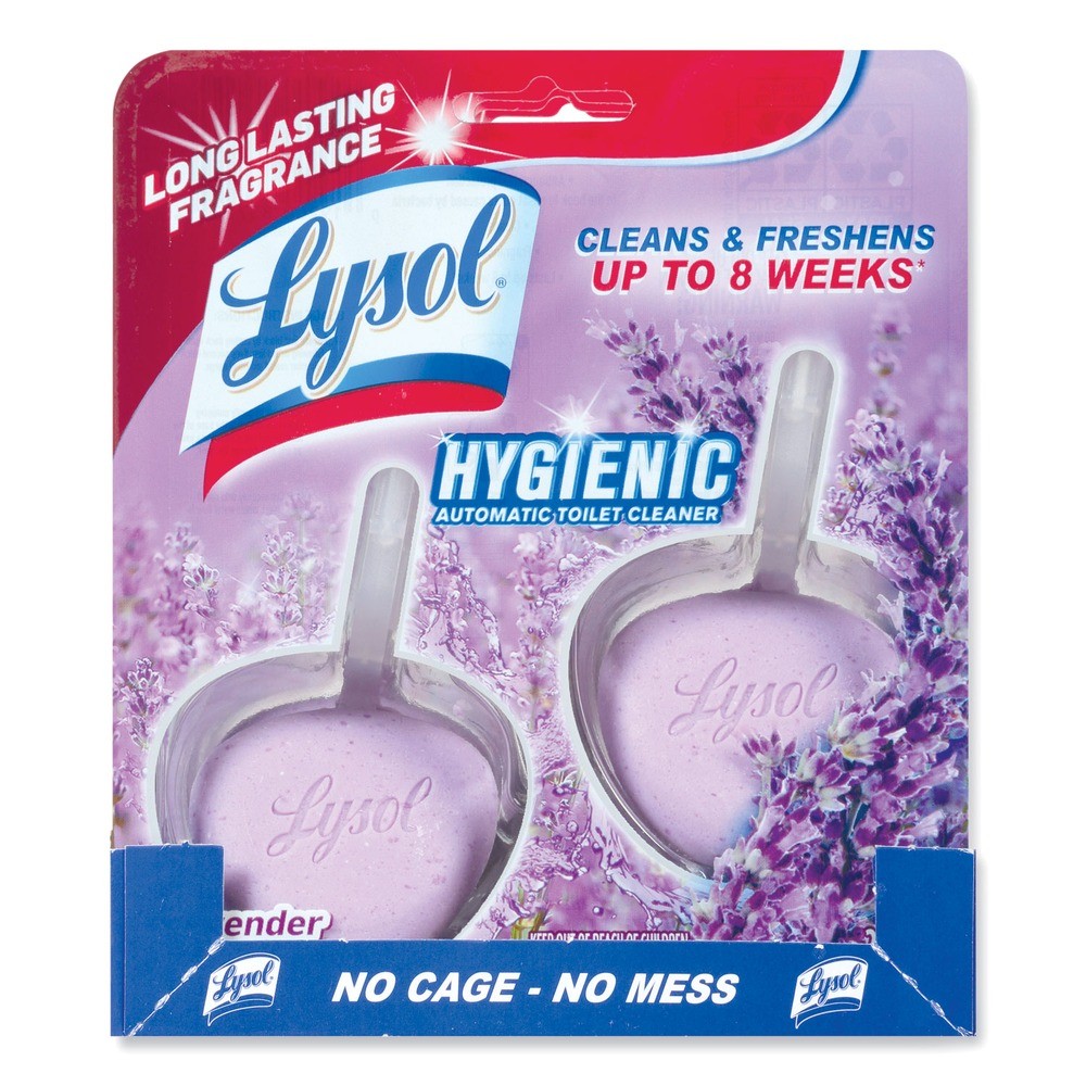 LYSOL Brand 19200-83722 Automatic Toilet Bowl Cleaner – Cotton Lilac (2/PK) New