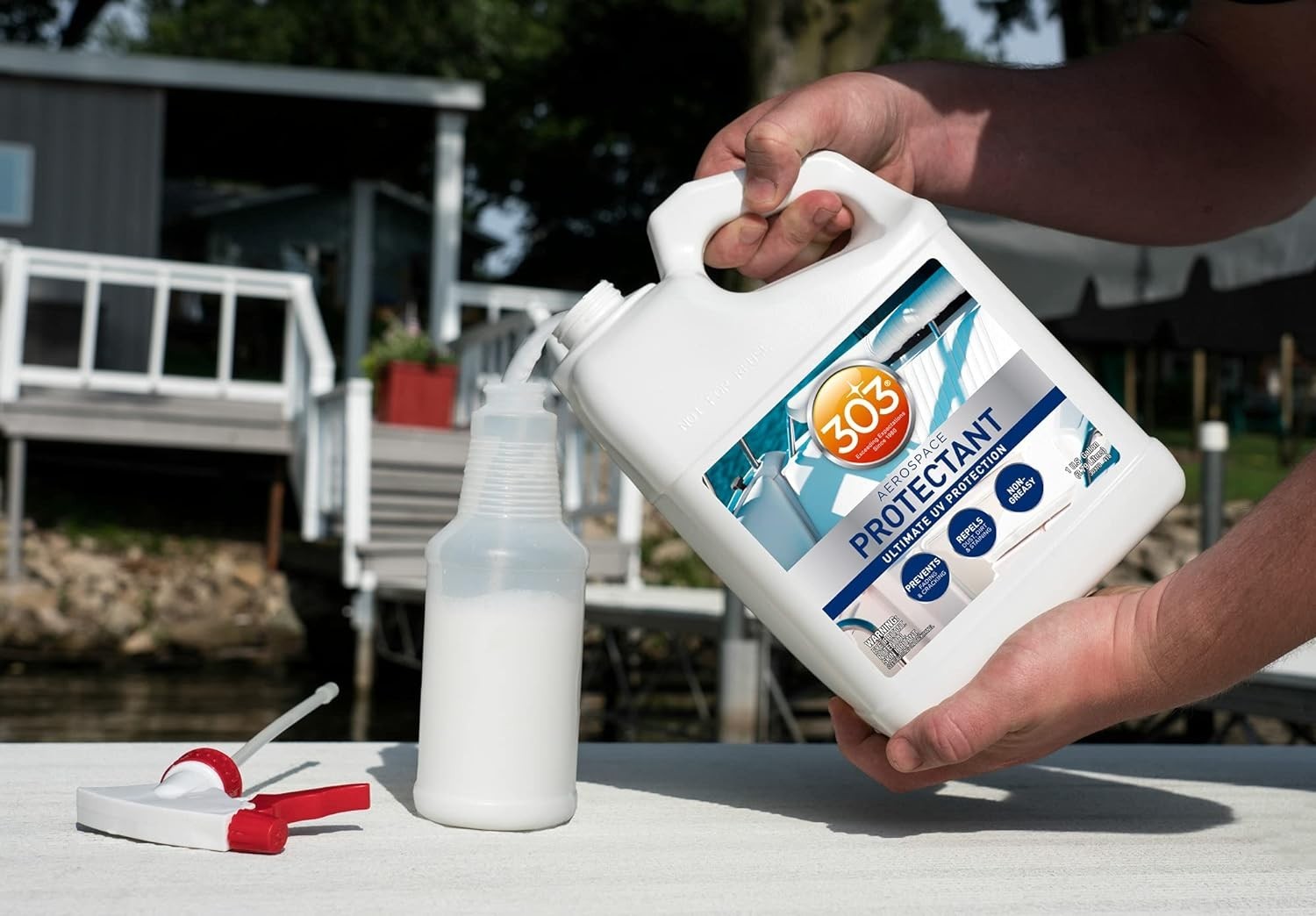 Marine Aerospace Protectant Spray – UV Protection, Repels Dust, Dirt, & Stain…
