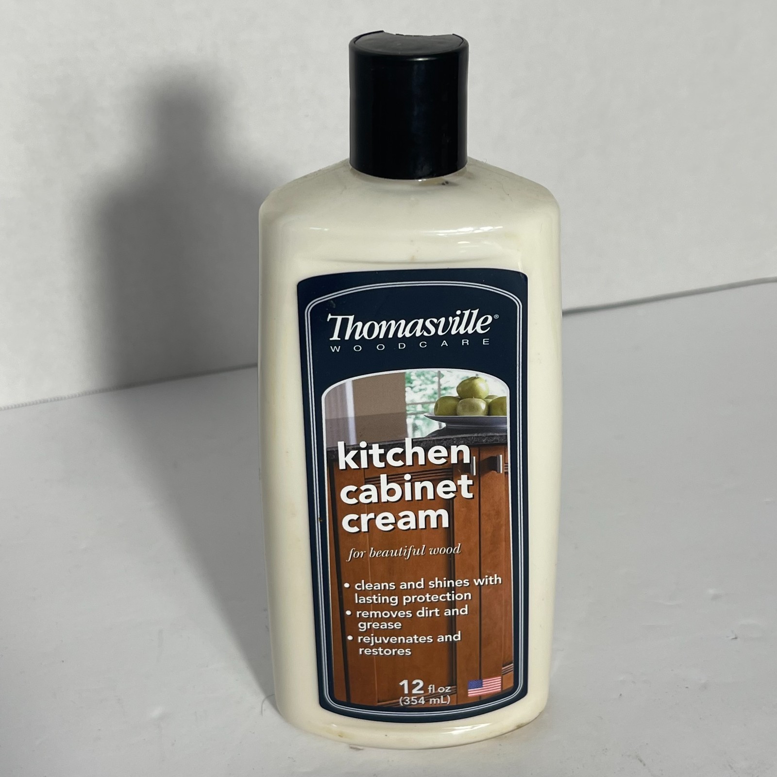 Thomasville Wood Care KITCHEN CABINET CREAM Cleans Shines Protects Restores 12oz