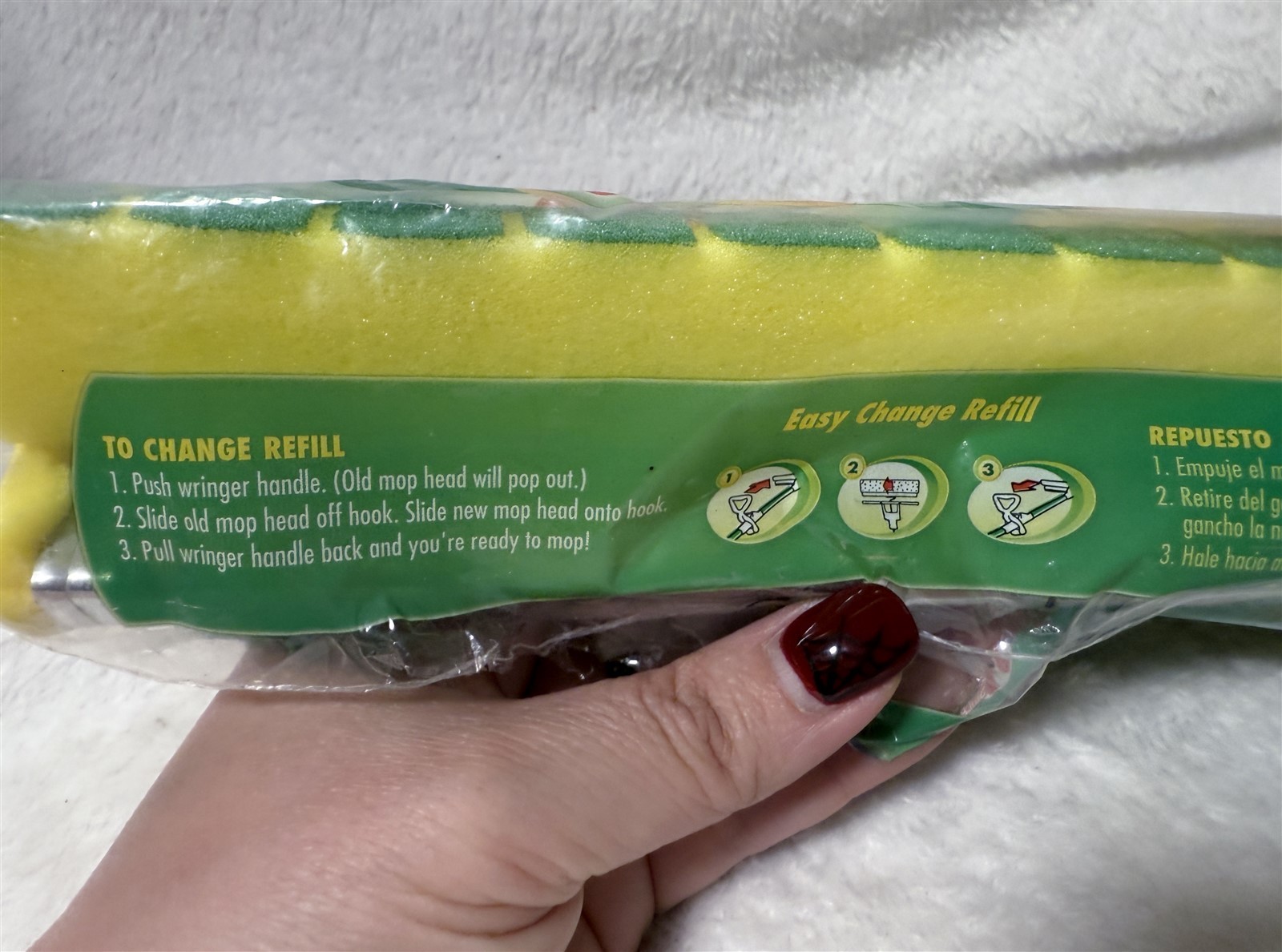 LIBMAN NITTY GRITTY ROLLER MOP REFILL MOP HEAD