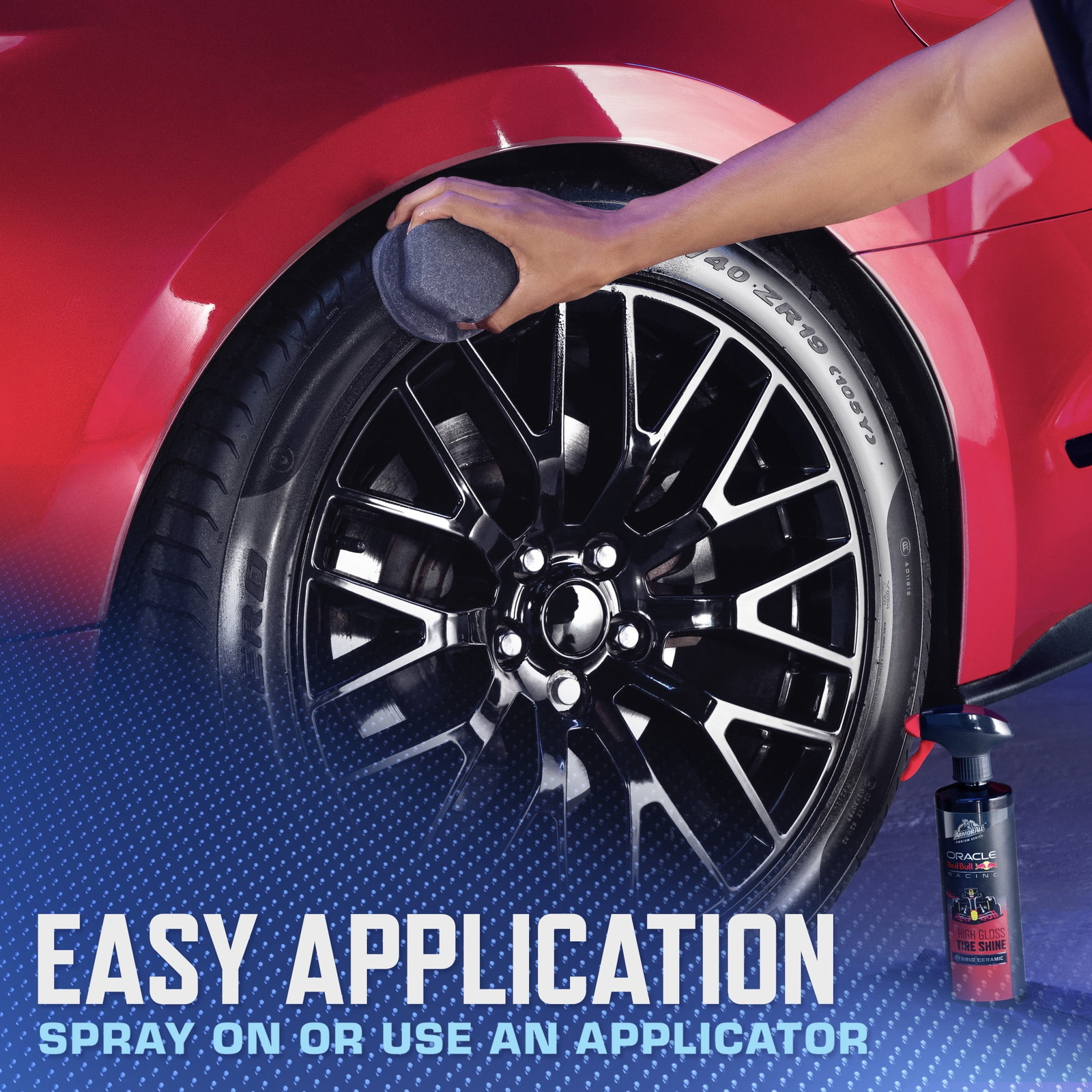 NEW,(2 packs) Mixed ceramic high gloss tire flash spray, 16 fluid ounces