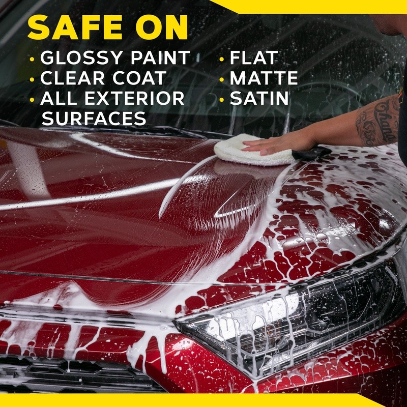 2 Pack Hybrid Ceramic Wash Wax 2 in 1 Car Wash Soap Foam Cannon Clear Coat Safe