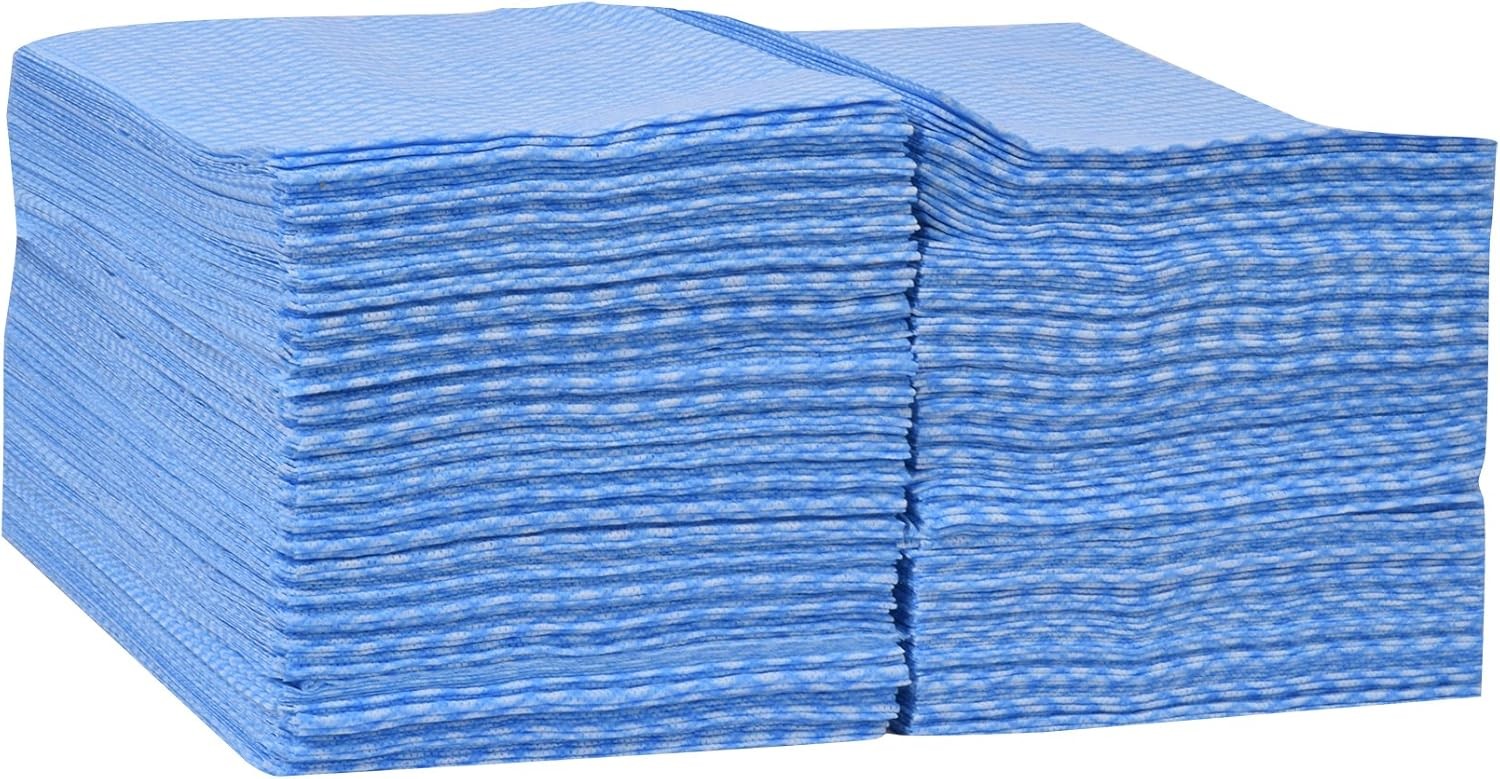 Tork Foodservice Cleaning Towel Blue/White Self Dispensing, 1/4 Folded, 1 x 24