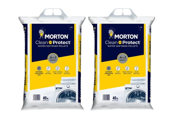4 pack Morton Clean and Protect Water Softener Salt Pellets, 40 lb FREESHIPPING