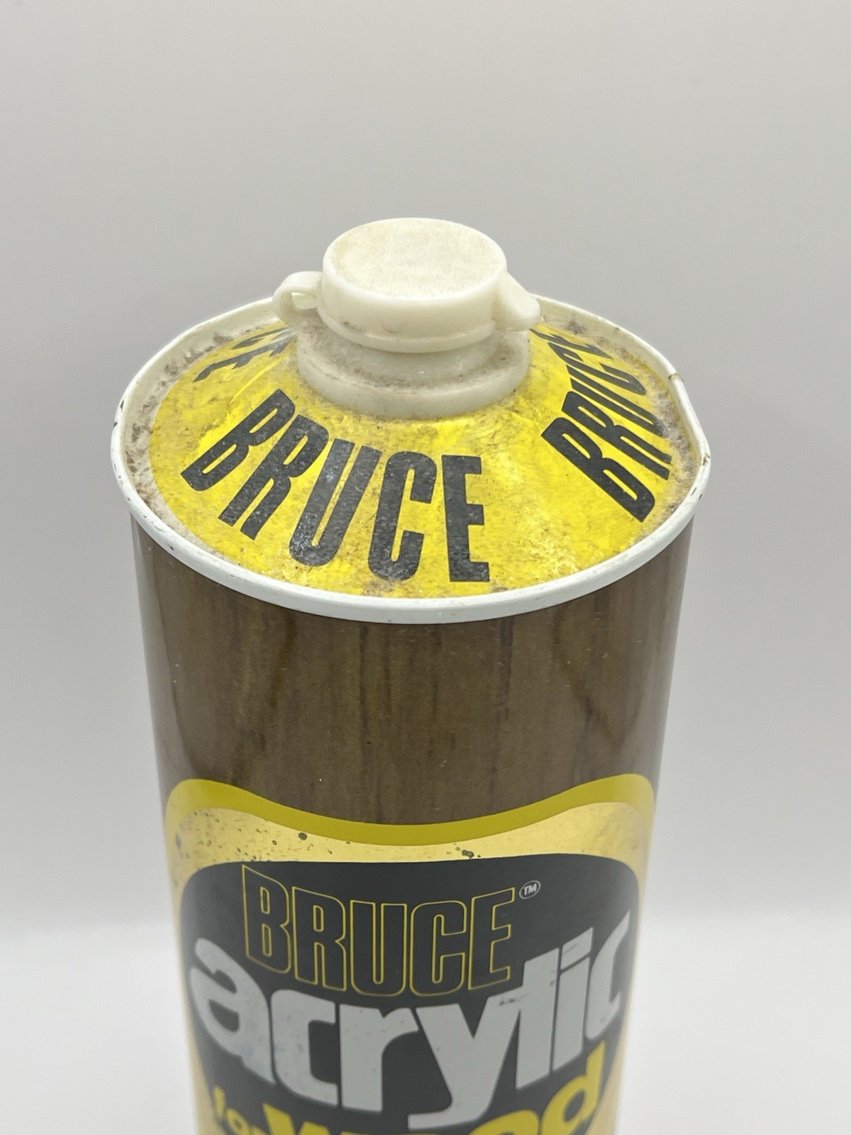 Bruce Acrylic Cleans Wood Floors & Panels Lemon 27oz Can HALF FULL Discontinued