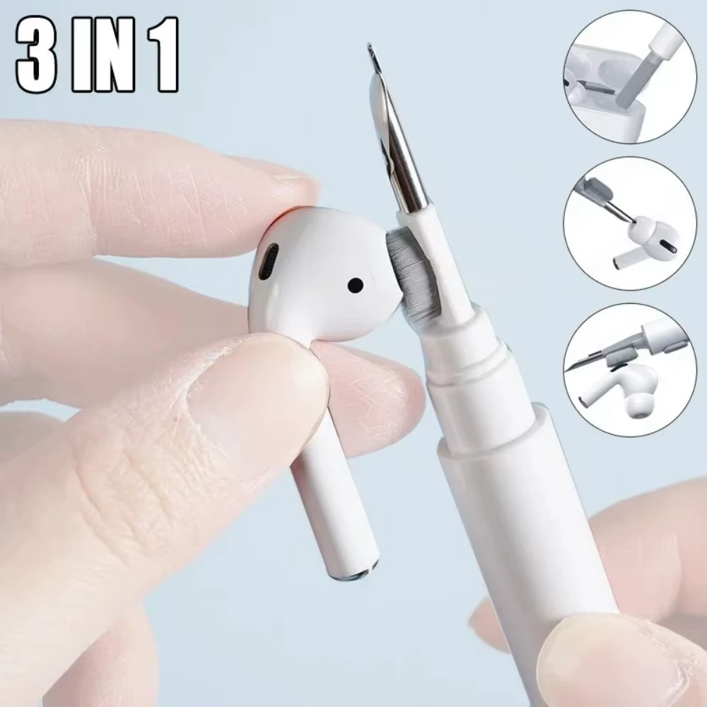 Multi-Use Earbuds Cleaning Kit – 2-in-1 Pen Brush for AirPods, Headsets