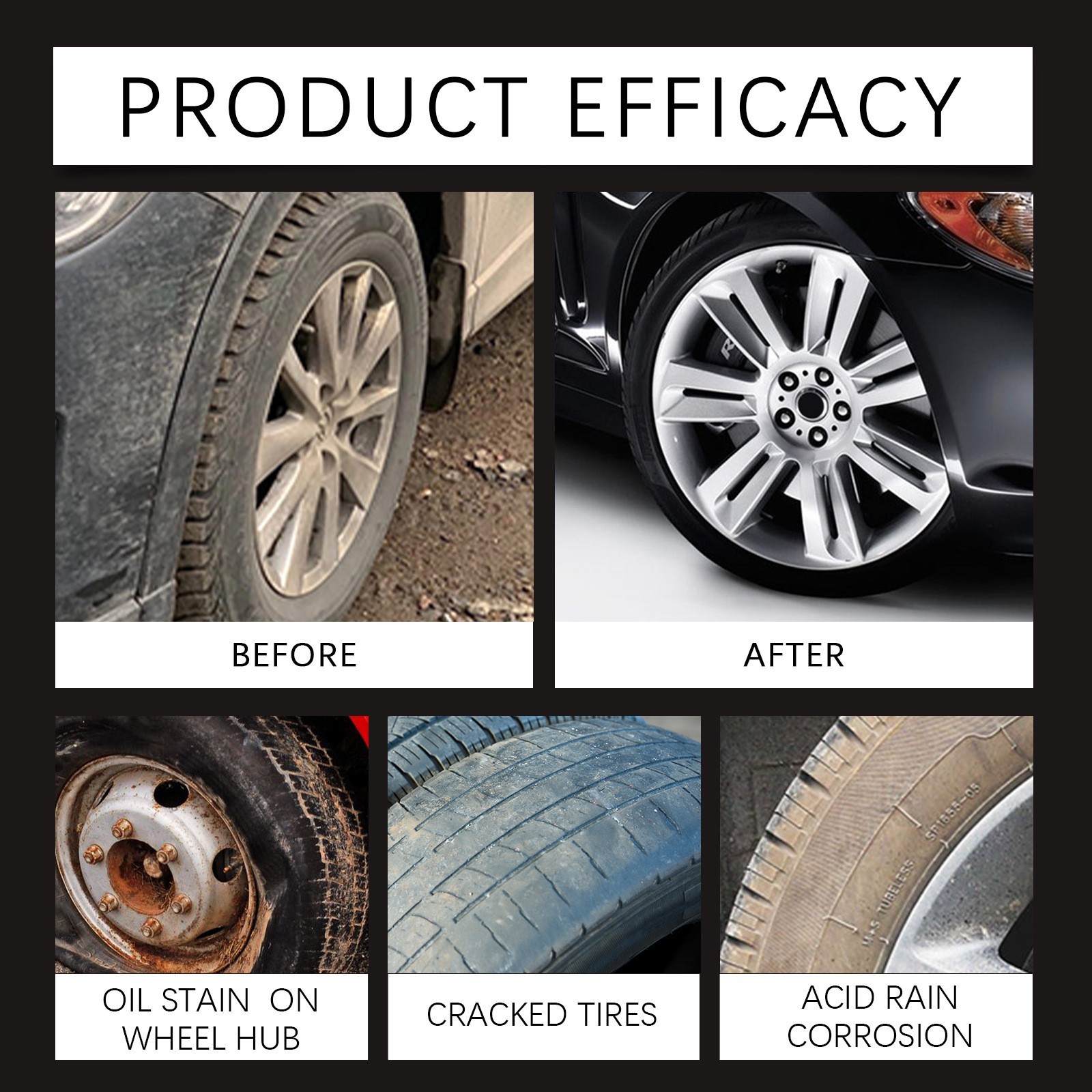 Tyre Nourish Cream,Maintain Luster For Cars,UV Protection And Waterproof Coating
