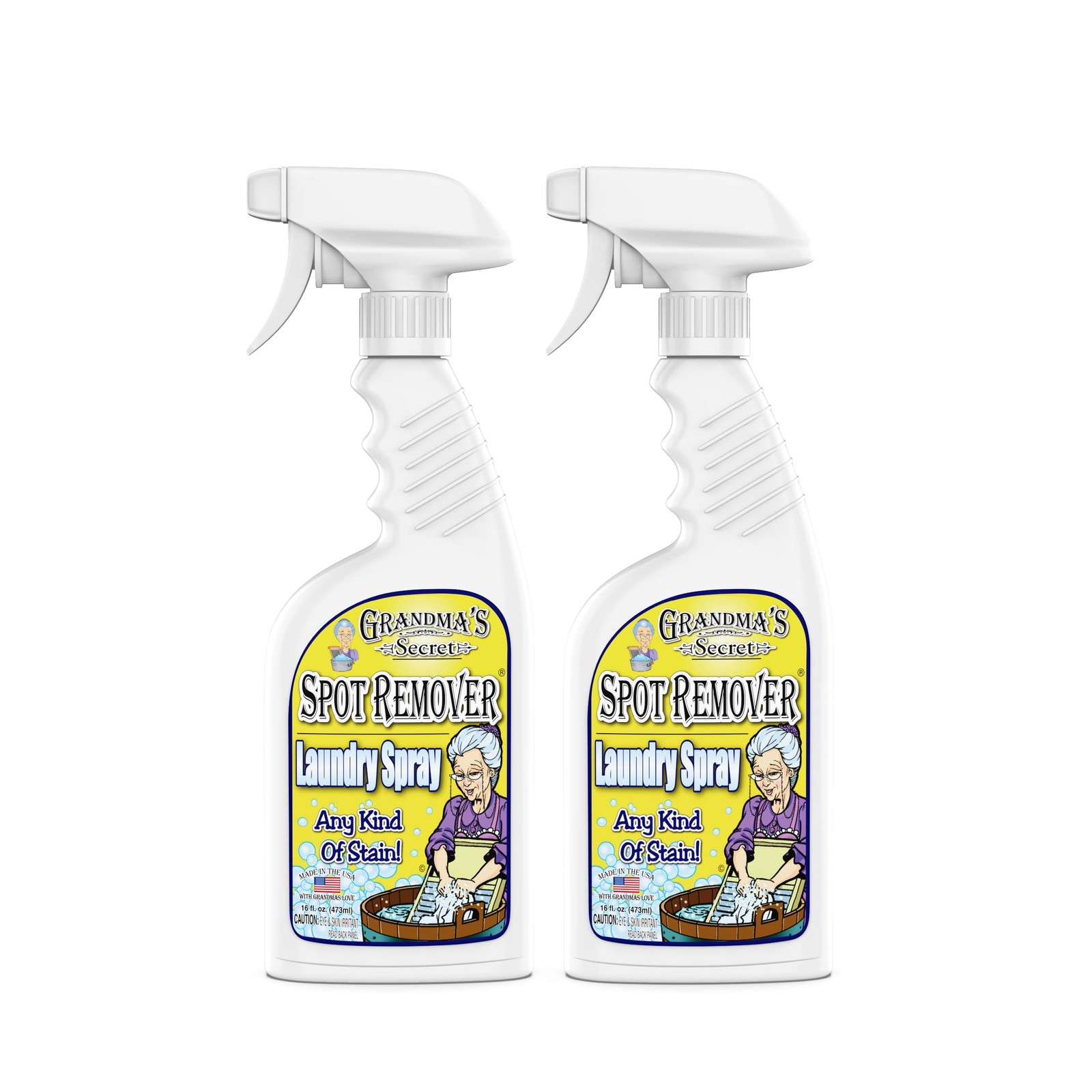 Laundry Stain Remover Fabric Spot Cleaner 16 Oz 2 Pack Heavy Duty