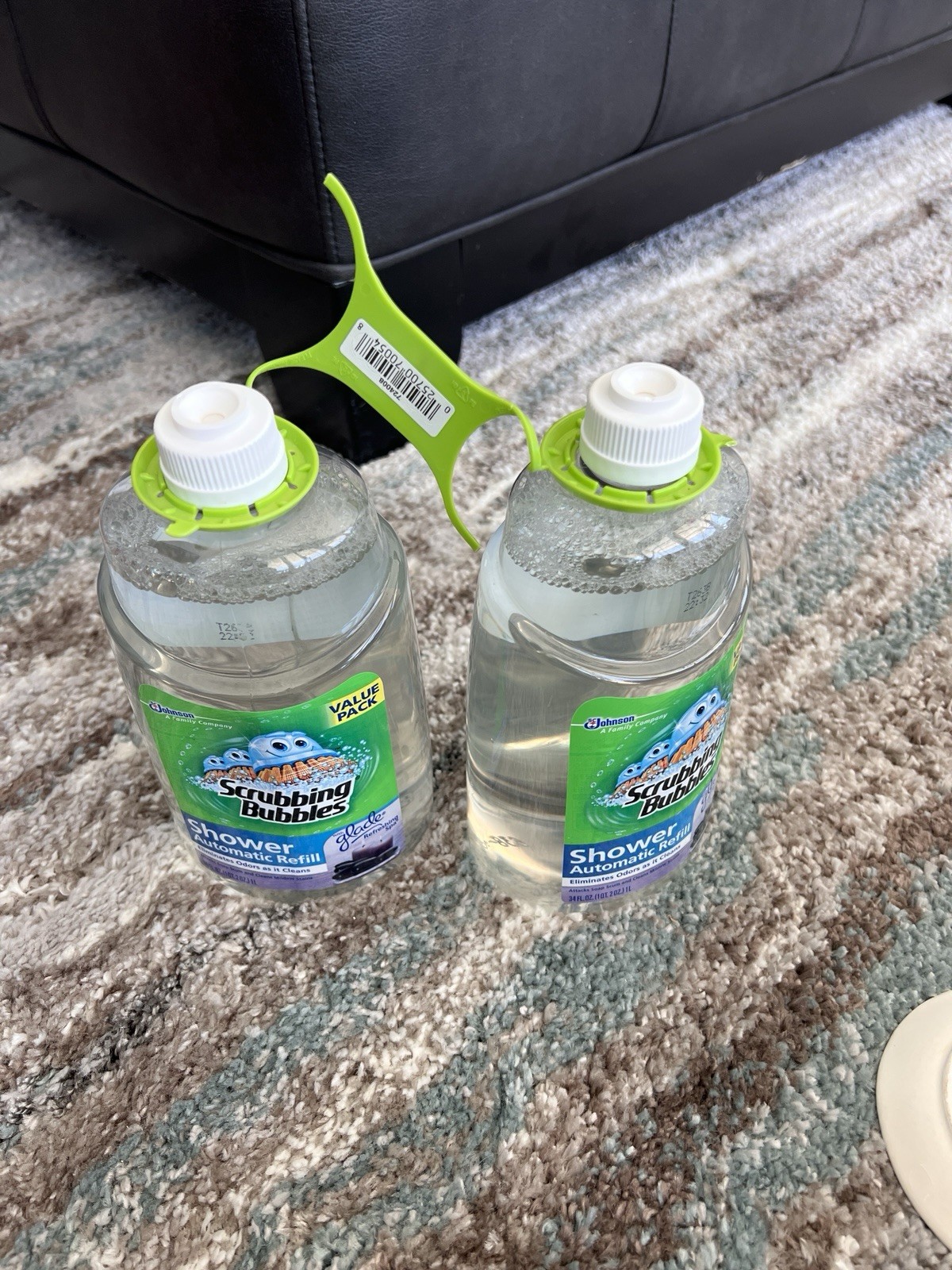Lot Of 2 Scrubbing Bubbles Automatic Shower Cleaner Refill 34oz Ea.