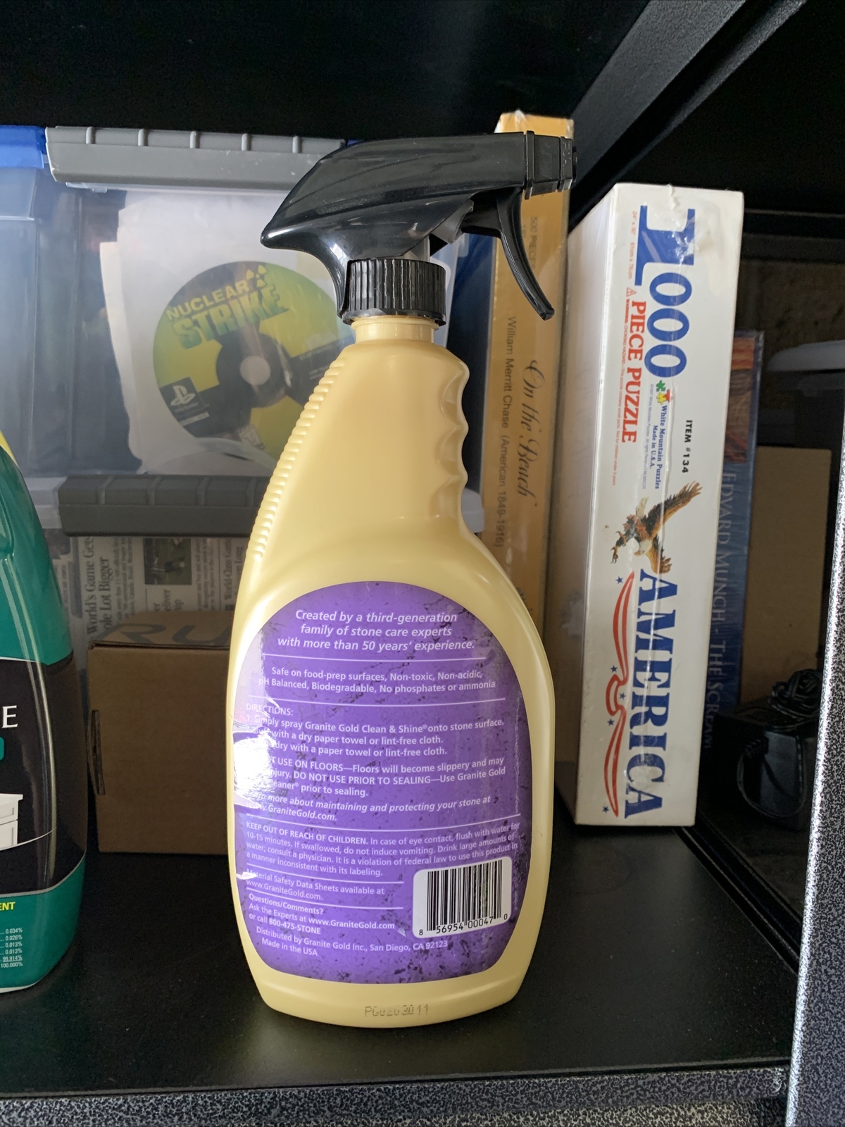 Granite Gold 24 Oz. Clean & Shine Stone Polish Granite Marble Quartz Countertop 