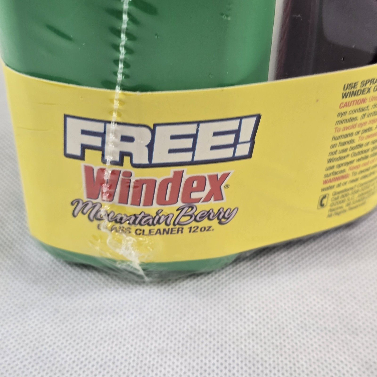 Vintage Windex OUTDOOR Glass Cleaner Hose Spray With Mountain Berry Combo