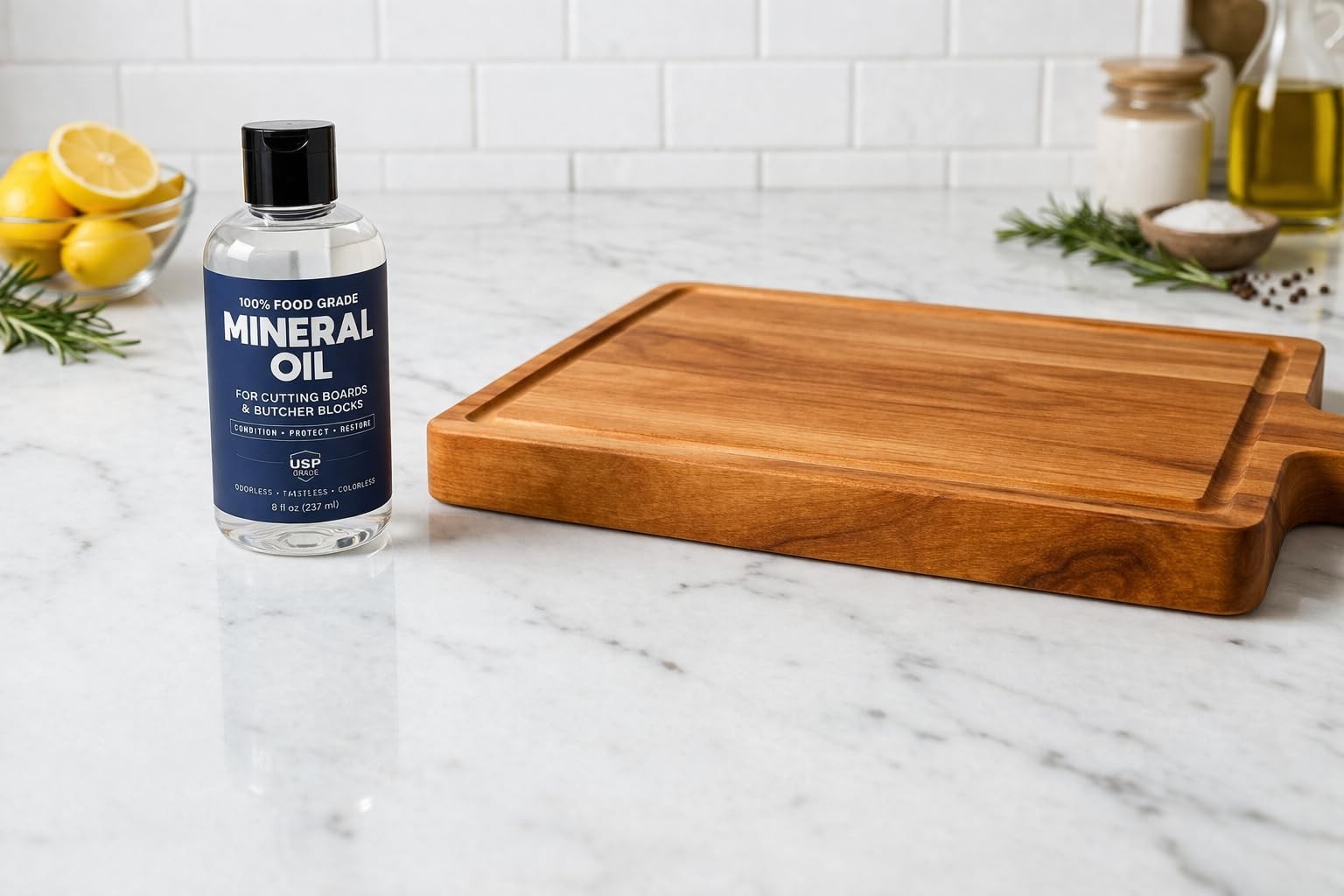 Cutting Board Oil | 8oz Food Grade Mineral Oil | Made in USA | Butcher Block …