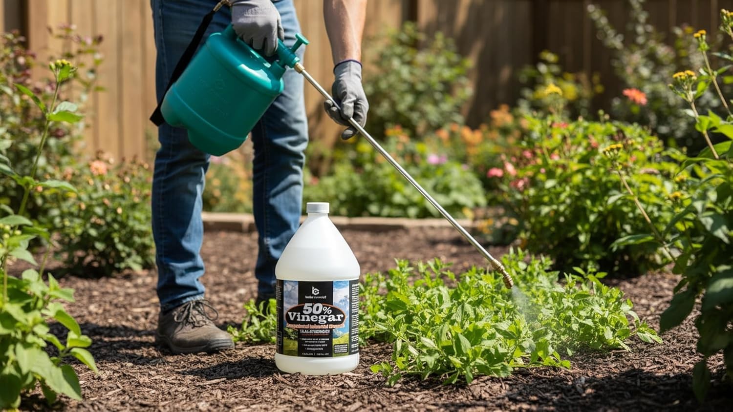 50% Pure Concentrated Vinegar for Cleaning Household and Outdoor Use