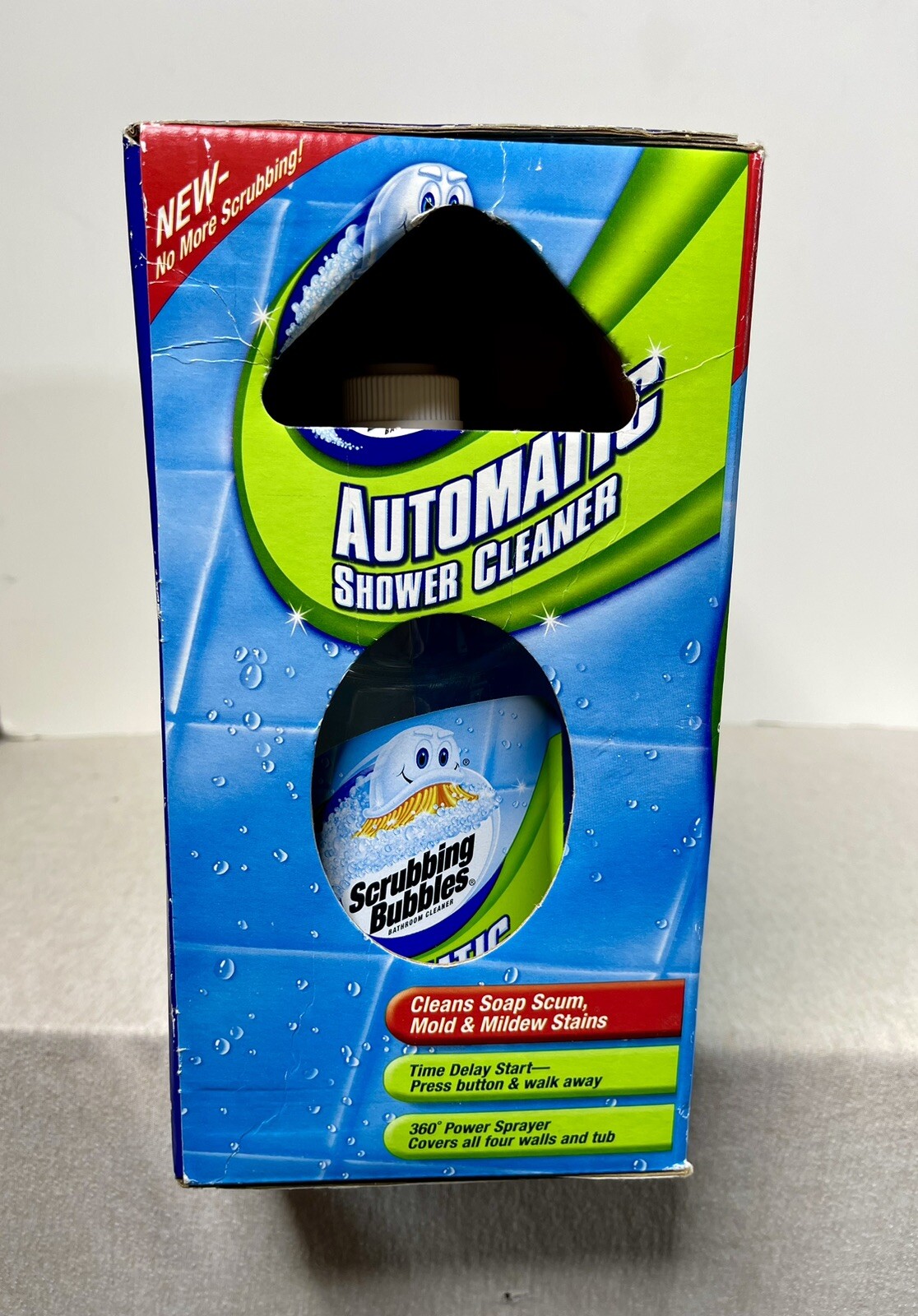Scrubbing Bubbles Automatic Shower Cleaner Kit with 2 Refills Rotating Sprayer