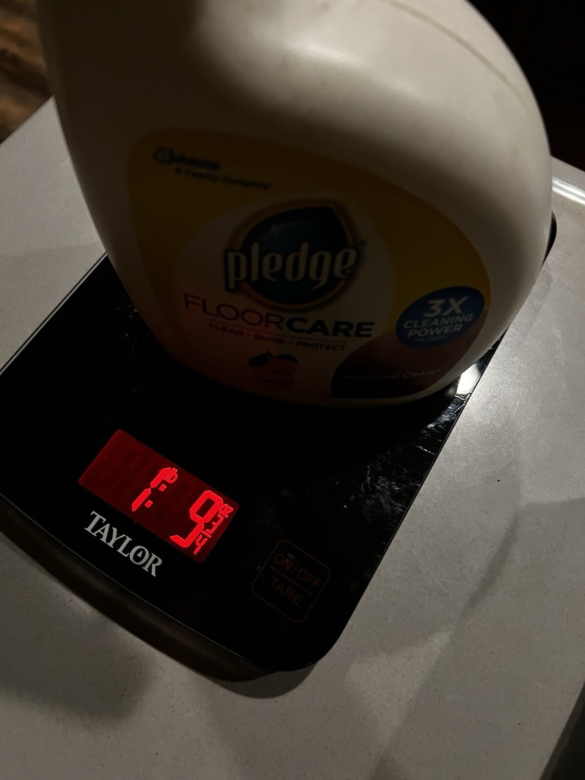 Pledge Floor Care Floorcare Hardwood Cleaner Shine Lemon 80% Full