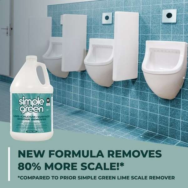 Simple Green 1710200600128 Calcium And Lime Remover, 1 Gal, Unscented