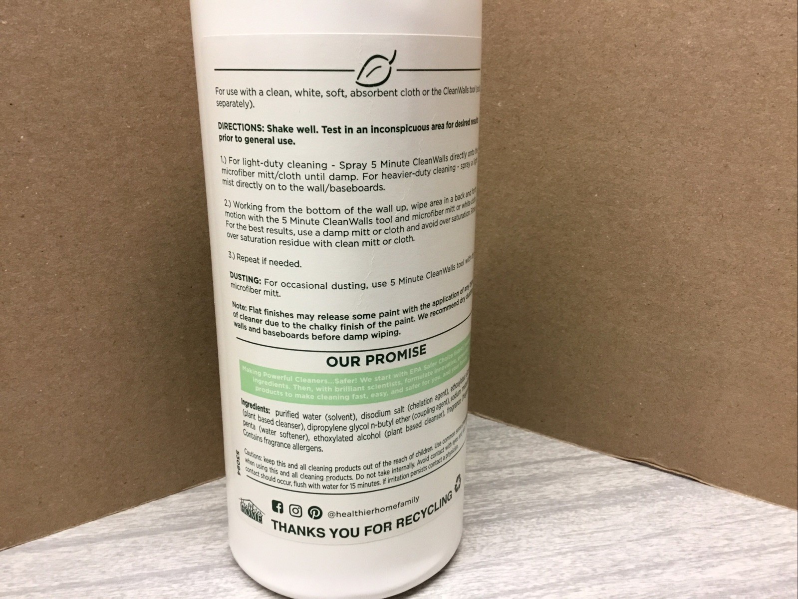 Chomp Healthier Home Everyday Wall Cleaner- 32 Fl Oz Bottle