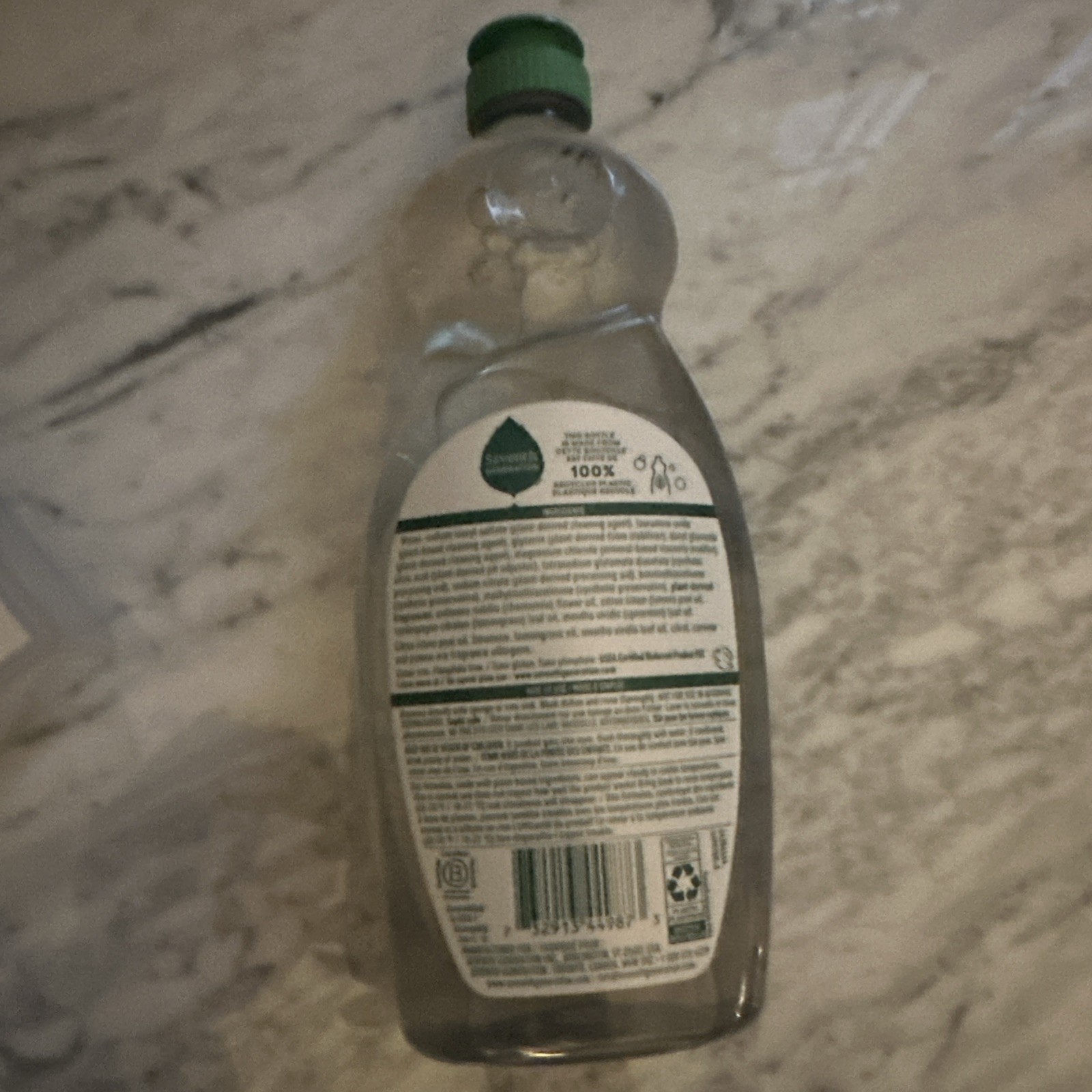 Seventh Generation Lemongrass & Clementine Dish Liquid Soap