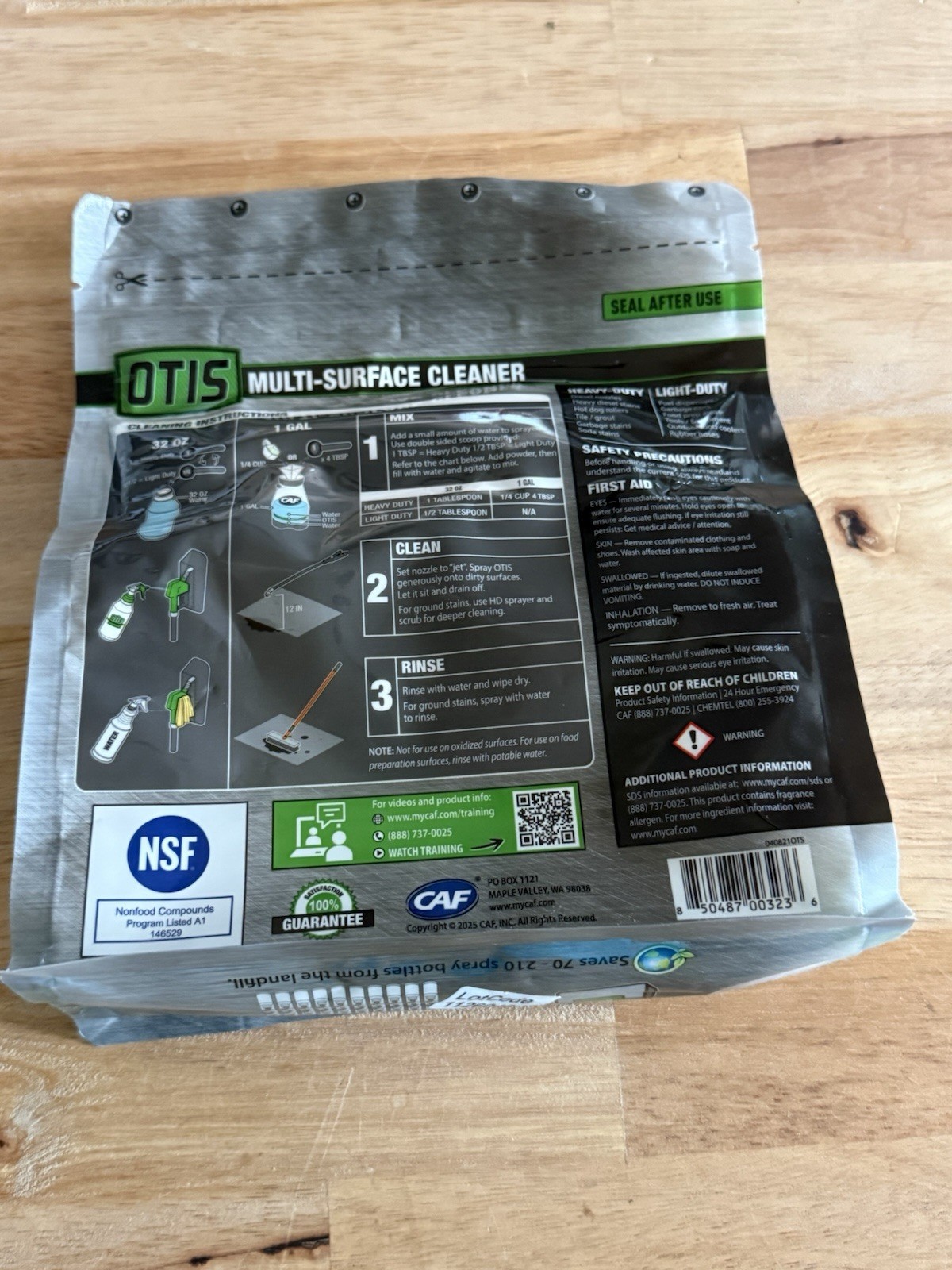 OTIS Multi-Surface Cleaner CAF Degreaser Cuts Grease Diesel Outdoor 2 lb